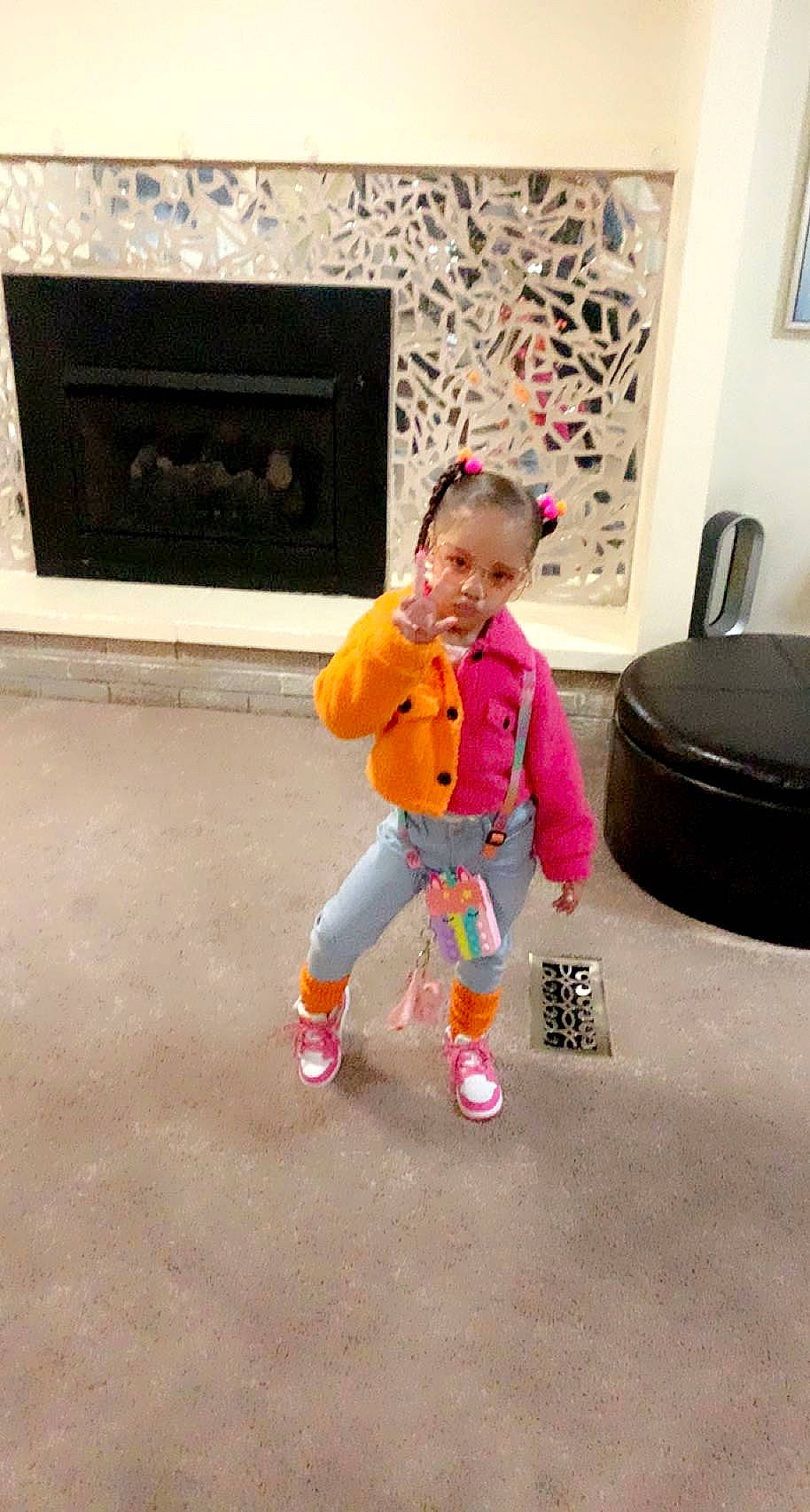 Amina Nikole joined the competition — help win amazing prizes! art, automotive_tire, baby_toddler_clothing, child, concrete, flooring, fun, happy, leisure, magenta, person, picture_frame, play, room, sitting, sleeve, smile, toddler, vacation, visual_arts