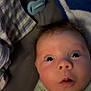 Anya Elaine Pulciani joined the competition — help win amazing prizes! baby, bed, blanket, child, closeup, clothing, cute, expression, eyes, face, hand, indoors, infant, newborn, pacifier, person, portrait, resting, sleepwear, soft