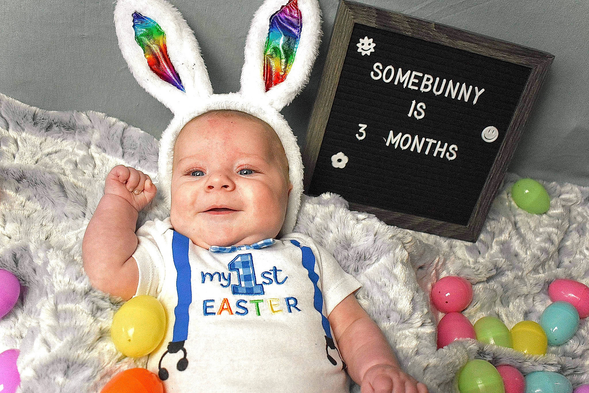 Atticus joined the competition — help win amazing prizes! baby, baby_toddler_clothing, balloon, child, costume_hat, event, facial_expression, fashion_accessory, fun, happy, holiday, party, party_supply, people, person, play, product, room, smile, toddler