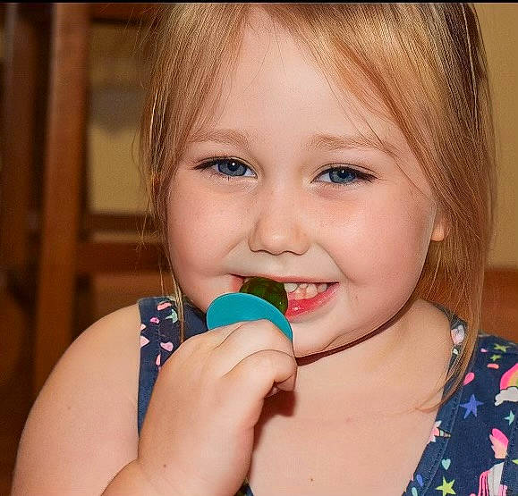 Olivia joined the competition — help win amazing prizes! blond, brown_hair, cheek, child, ear, eye, eyebrow, eyelash, flash_photography, fun, gesture, happy, iris, joy, lip, nail, nose, person, skin, smile