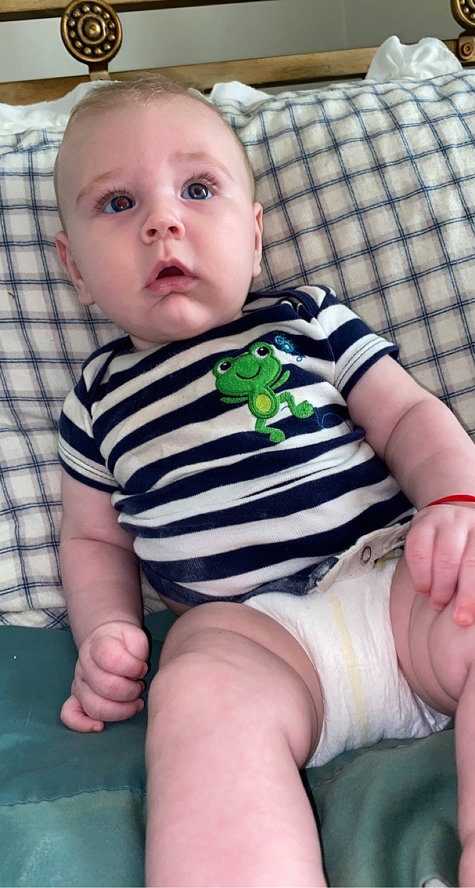 Mayze joined the competition — help win amazing prizes! arm, baby, baby_toddler_clothing, cheek, collar, eye, face, facial_expression, finger, head, iris, joint, lip, mouth, neck, organ, person, skin, sleeve, thigh