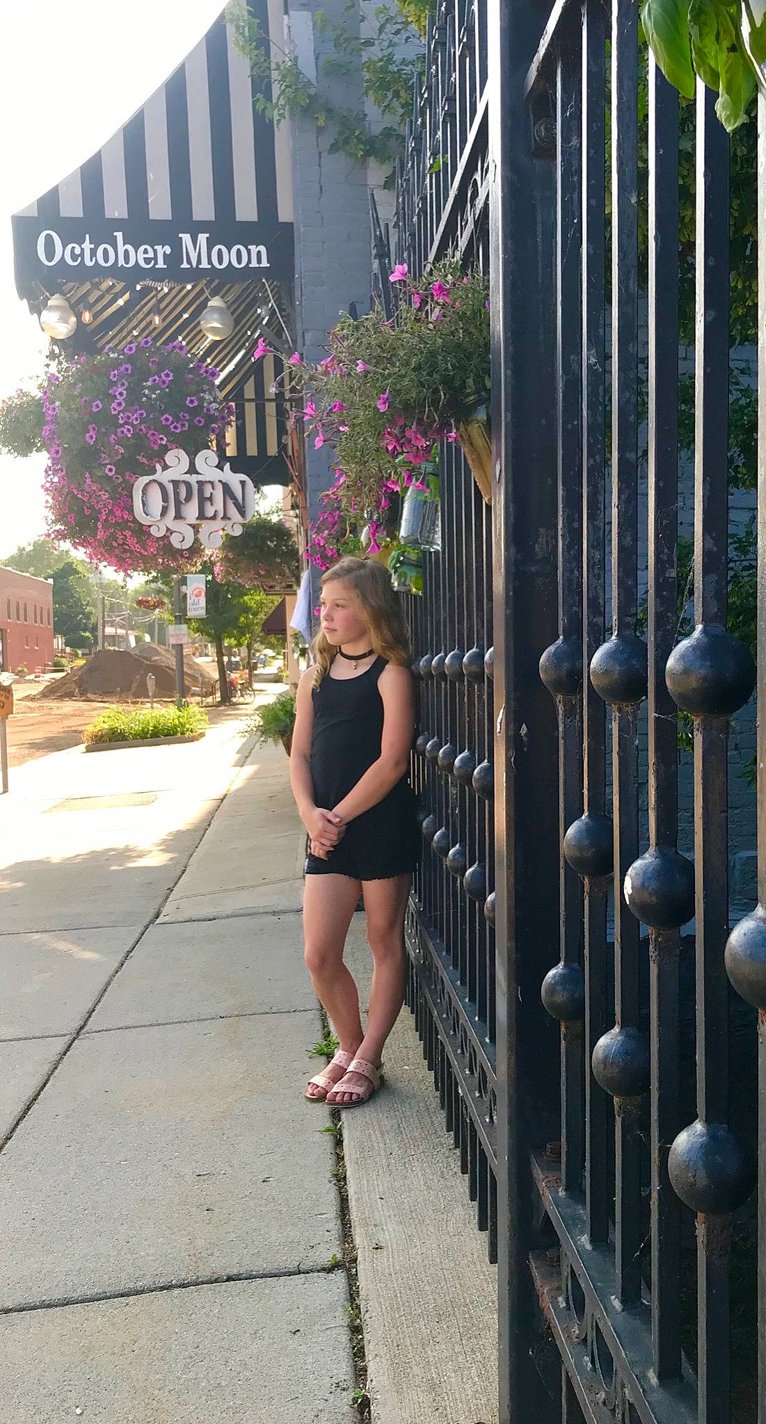 Genevieve joined the competition — help win amazing prizes! footwear, human_leg, leg, metal, muscle, person, photography, pink, shoe, sidewalk, snapshot, street, thigh