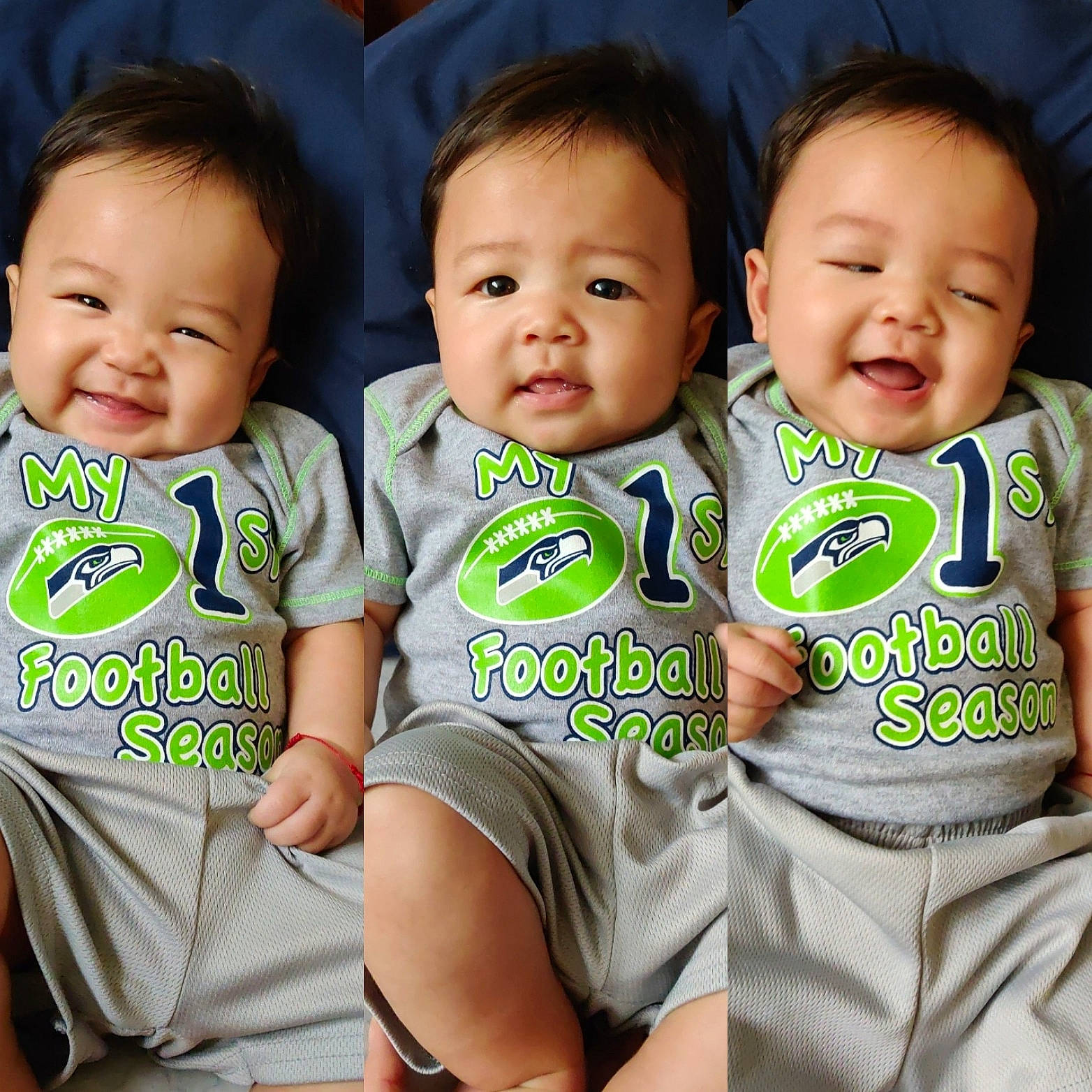 Isaac is registered to the contest to win money with this photo: baby, baby_products, baby_toddler_clothing, cheek, child, family, happy, joy, people, person, play, product, sibling, skin, sleeve, smile, t_shirt, toddler