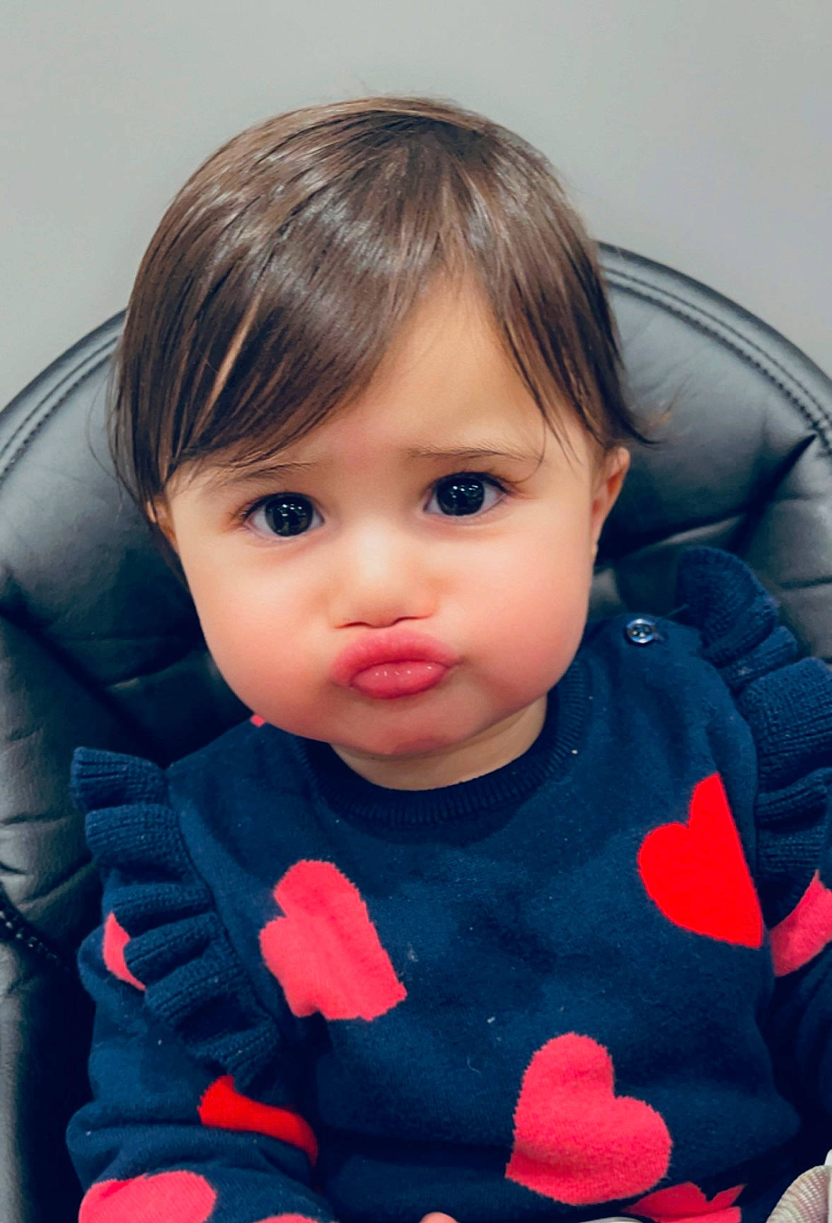 Ella joined the competition — help win amazing prizes! baby_toddler_clothing, beauty, cheek, child, chin, comfort, eye, eyebrow, eyelash, face, hairstyle, iris, lip, mouth, neck, nose, outerwear, person, skin, sleeve