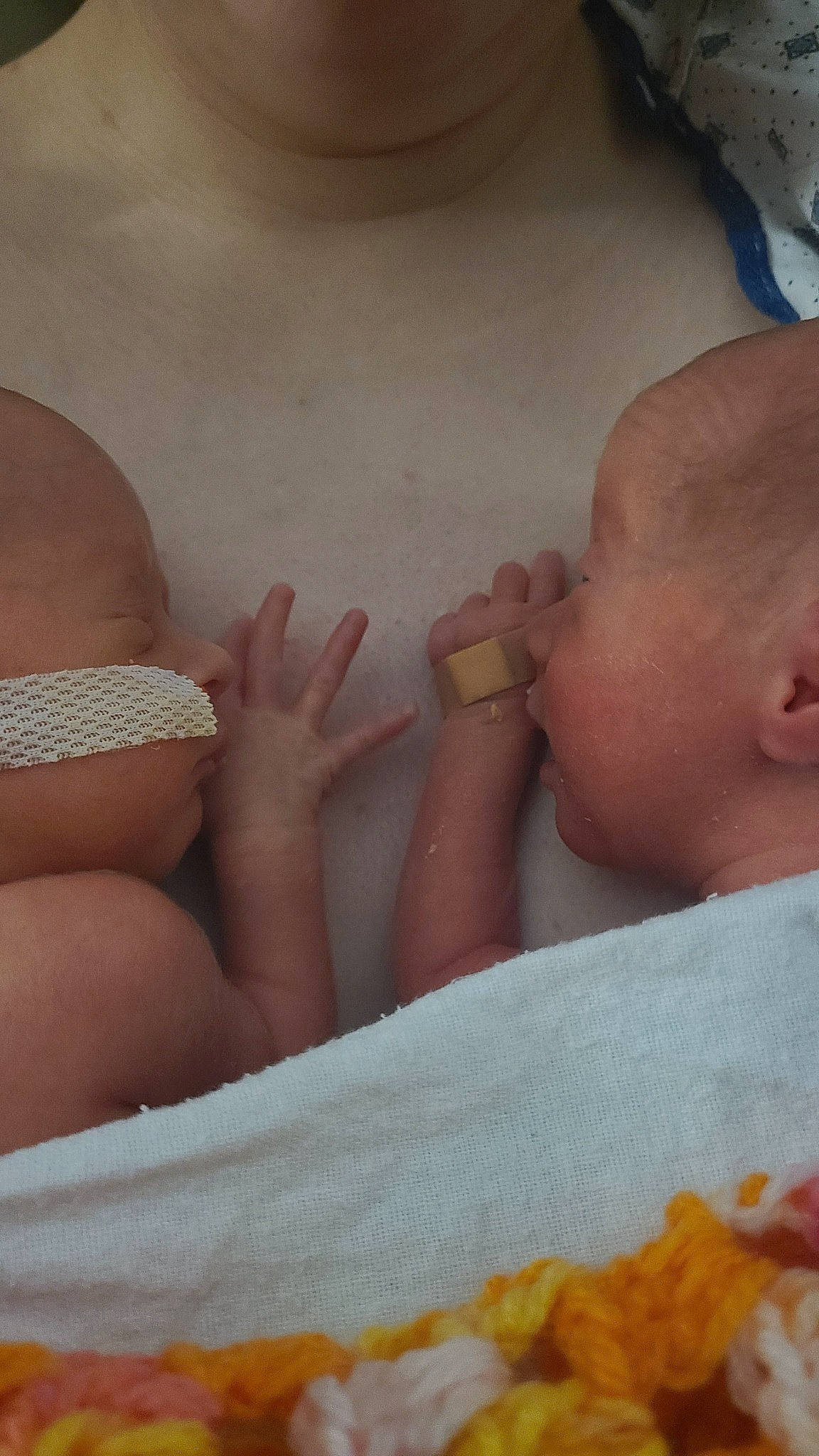 Christine is registered to the contest to win money with this photo: arm, baby, child, close_up, comfort, finger, gesture, hand, human_leg, mouth, muscle, nail, organ, person, product, skin, stomach, textile, thigh, thumb