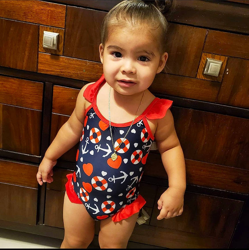 Yvette joined the competition — help win amazing prizes! active_tank, arm, baby, baby_toddler_clothing, cheek, face, hair, happy, head, leg, mouth, neck, organ, person, shoulder, skin, sleeve, standing, thigh, waist