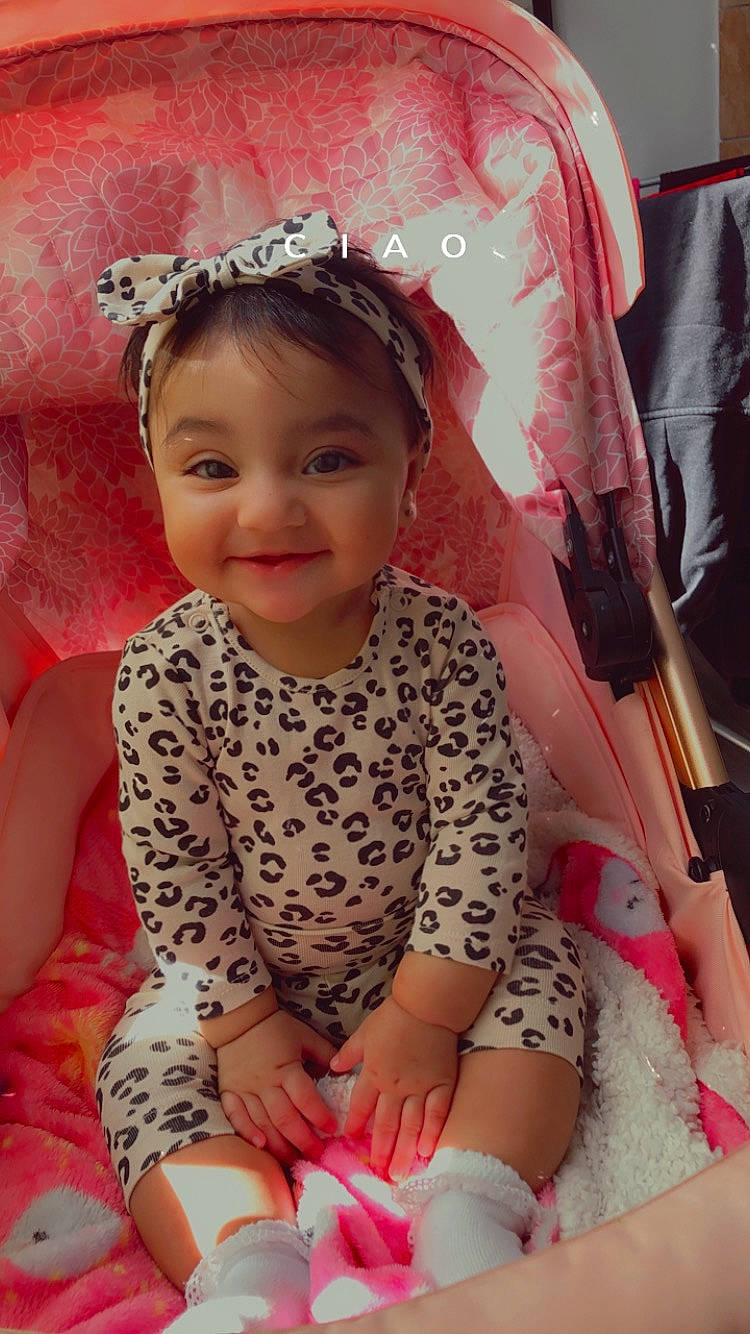 Bianca joined the competition — help win amazing prizes! baby, baby_toddler_clothing, comfort, cool, eye, eyebrow, finger, happy, iris, joy, lip, magenta, neck, person, pink, product, skin, sleeve, smile, textile