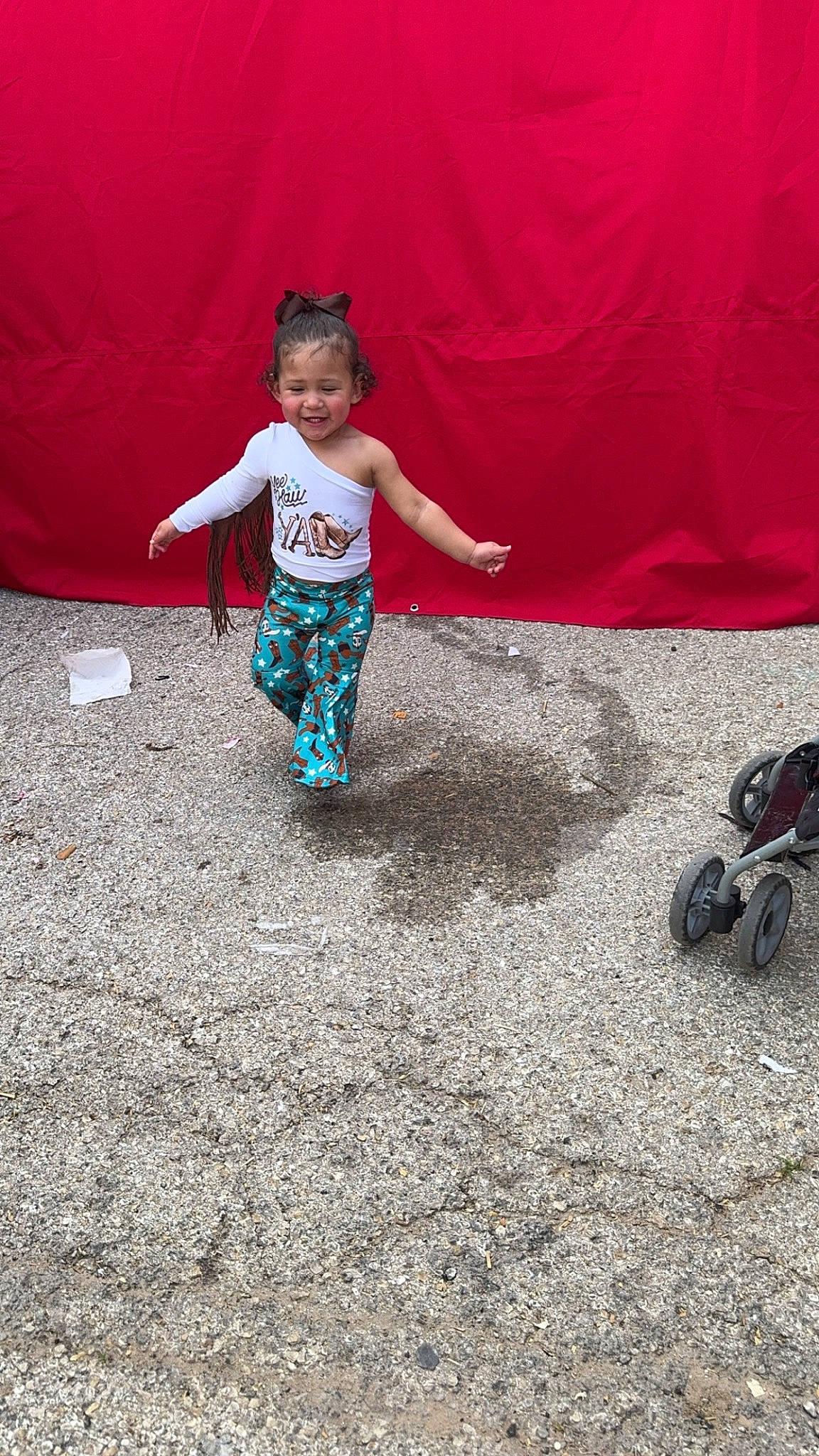 Serenity joined the competition — help win amazing prizes! asphalt, baby, baby_toddler_clothing, carmine, child, flooring, fun, grass, happy, joy, people_in_nature, person, play, recreation, sand, sitting, sleeve, smile, soil, t_shirt