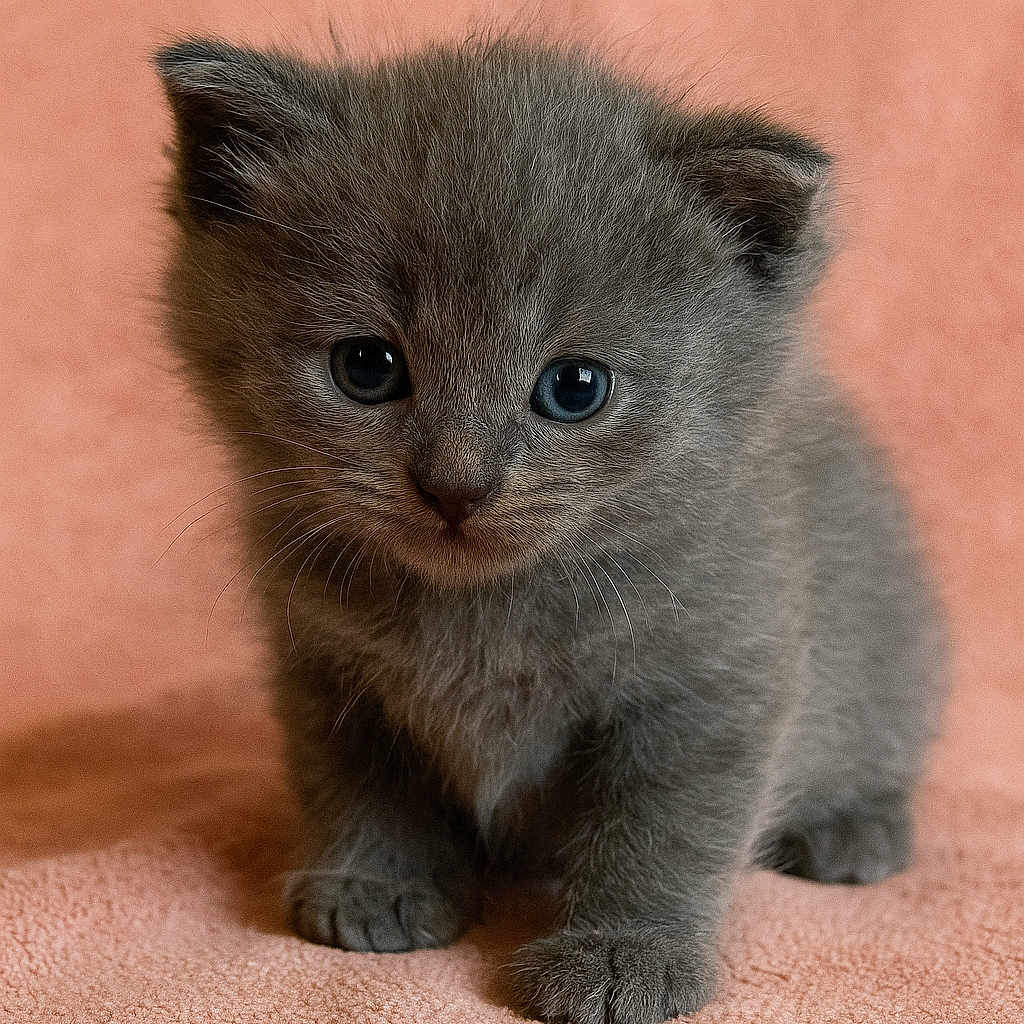 Apollon participe au concours pour gagner de l'argent avec cette photo : adorable, animal_portrait, baby_animal, blue_eyes, cat, closeup, curious, cute, domestic_cat, feline, fluffy, gray_fur, indoor, kitten, pet, sitting, small, soft_texture, whiskers, young