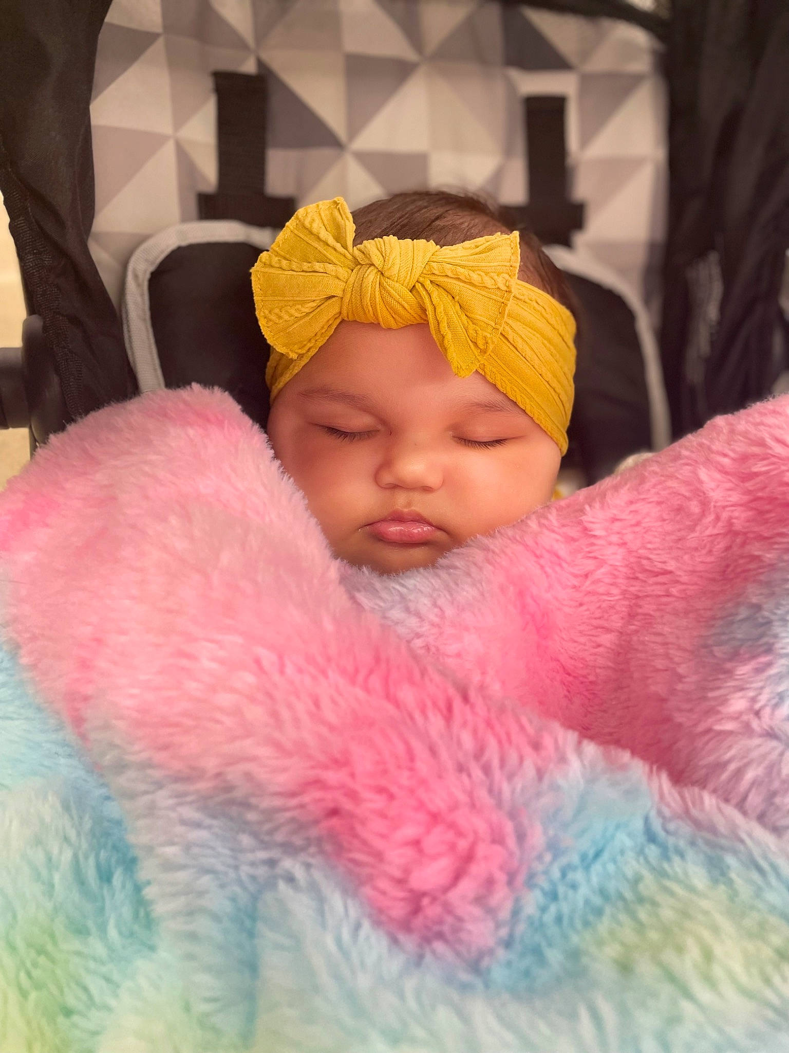 Amora joined the competition — help win amazing prizes! art, baby, baby_products, baby_sleeping, baby_toddler_clothing, beanie, cap, cheek, comfort, fashion_accessory, fun, fur, grass, headwear, knit_cap, linens, magenta, person, pink, textile