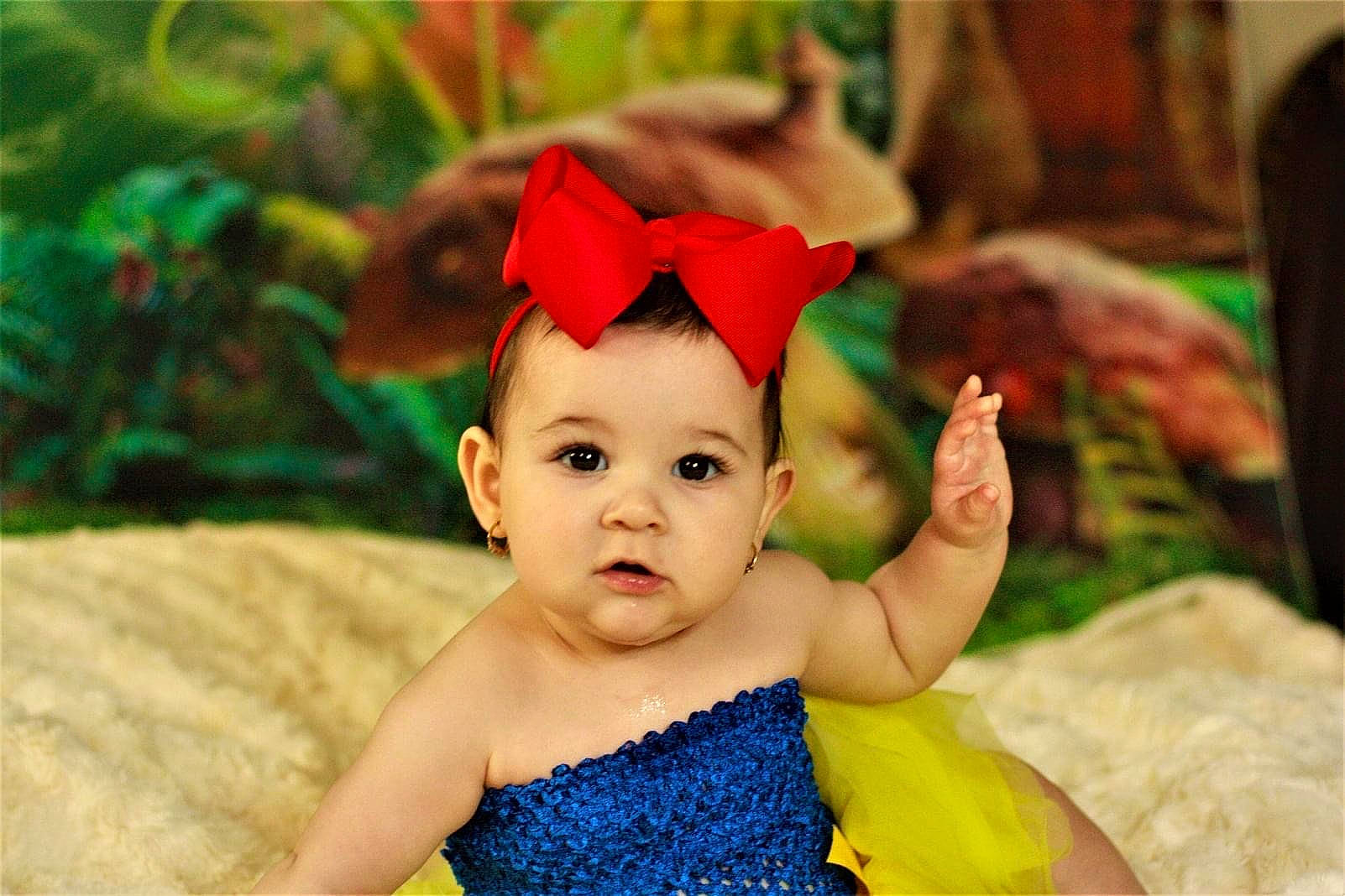 Alexa joined the competition — help win amazing prizes! baby, baby_toddler_clothing, child, costume, costume_hat, event, eye, fashion_accessory, fun, hair_accessory, happy, head, headband, headpiece, holiday, leisure, person, portrait_photography, toddler, tradition