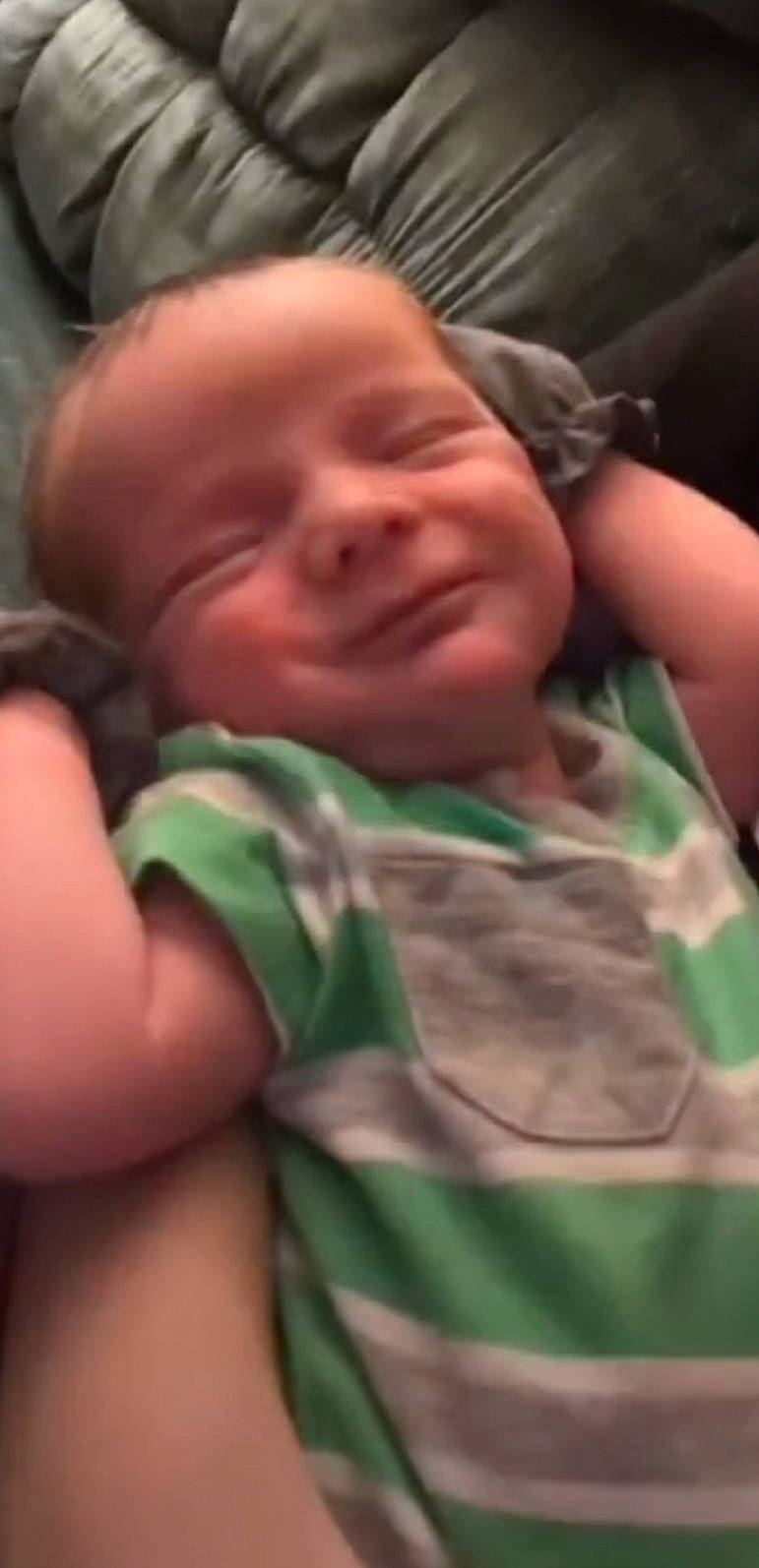 Charlie joined the competition — help win amazing prizes! baby, baby_toddler_clothing, cheek, child, chin, comfort, eyebrow, finger, forehead, fun, grass, happy, laugh, mouth, nose, person, skin, sleeve, smile, thumb