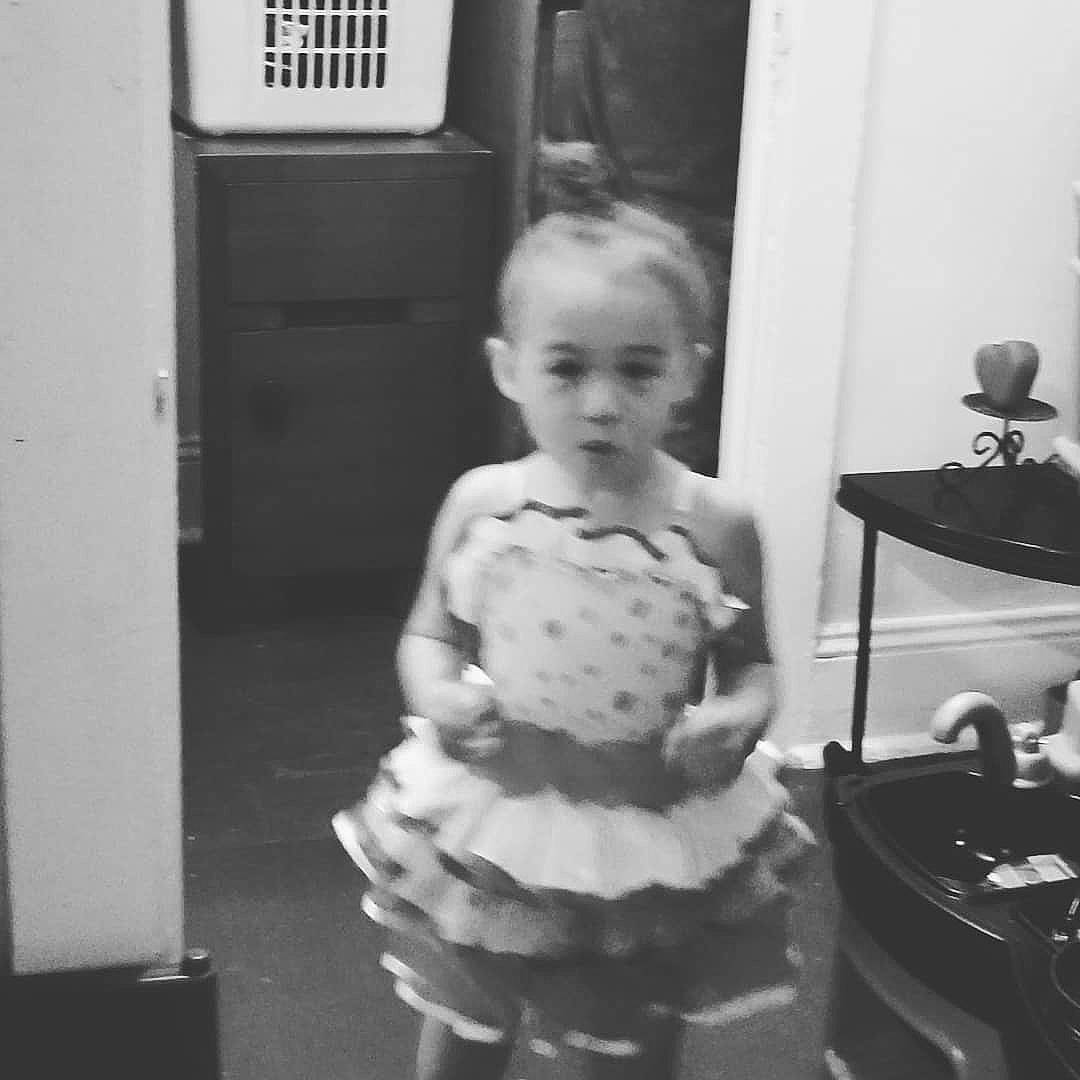 Kaylee joined the competition — help win amazing prizes! black_and_white, child, family, monochrome, monochrome_photography, person, photograph, photography, room, snapshot, standing, style, toddler, vintage_clothing