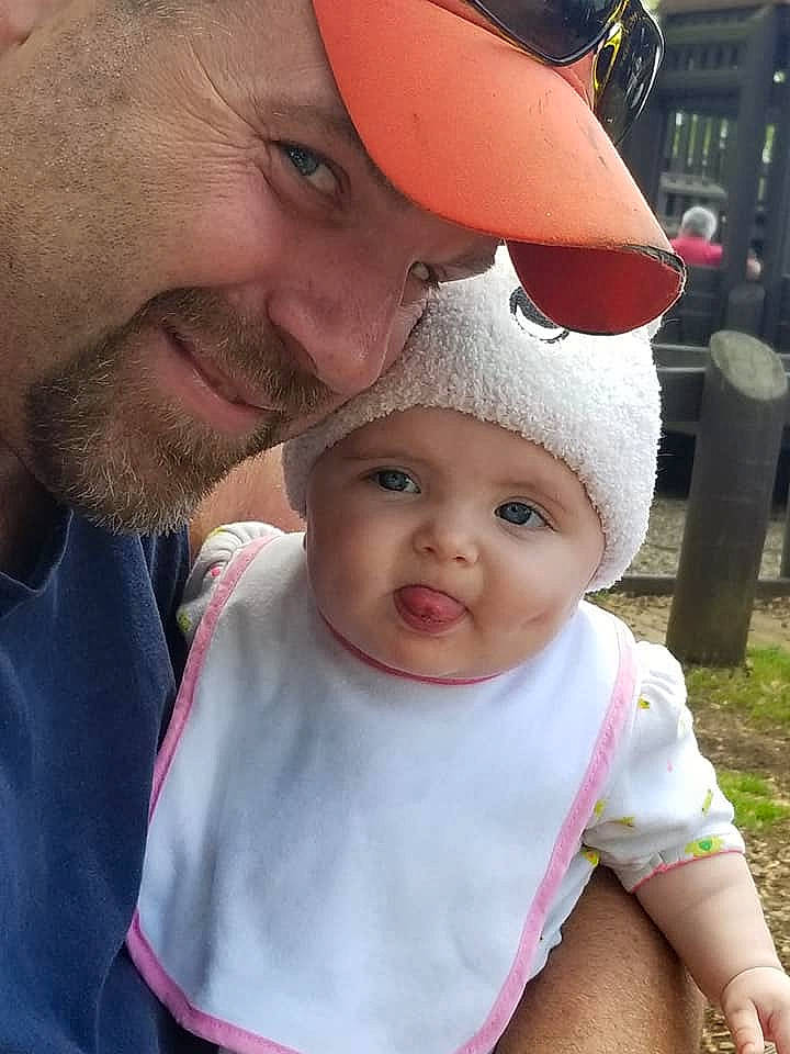 Bonnie joined the competition — help win amazing prizes! cheek, child, cool, daughter, day, ear, face, father, forehead, fun, happiness, head, headwear, infant, joy, mouth, nose, person, pink, product