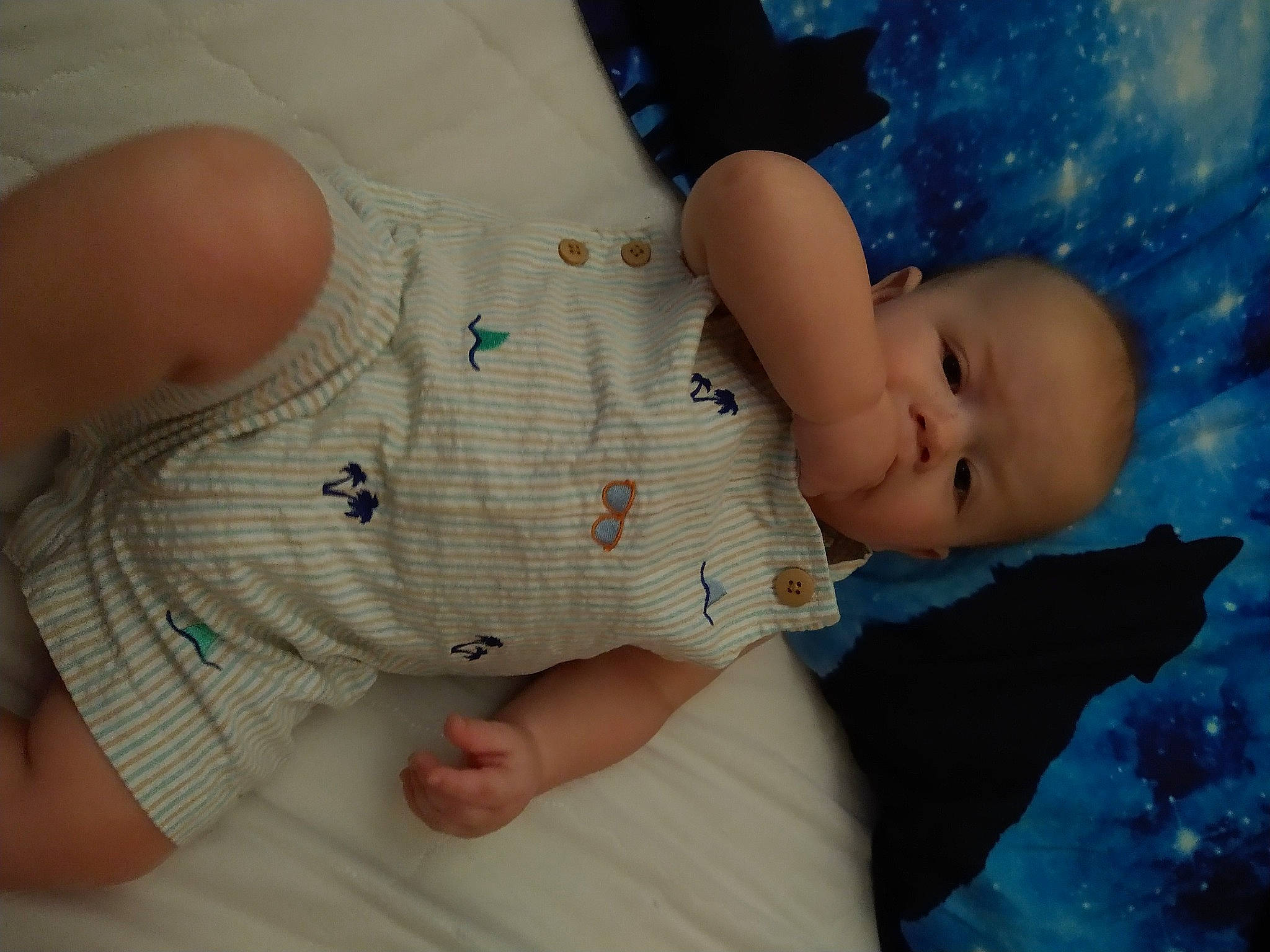 Jaxtyn joined the competition — help win amazing prizes! abdomen, baby, baby_toddler_clothing, chest, doll, elbow, finger, foot, gesture, happy, human_body, human_leg, knee, pattern, person, skin, thigh, thumb, toddler, trunk