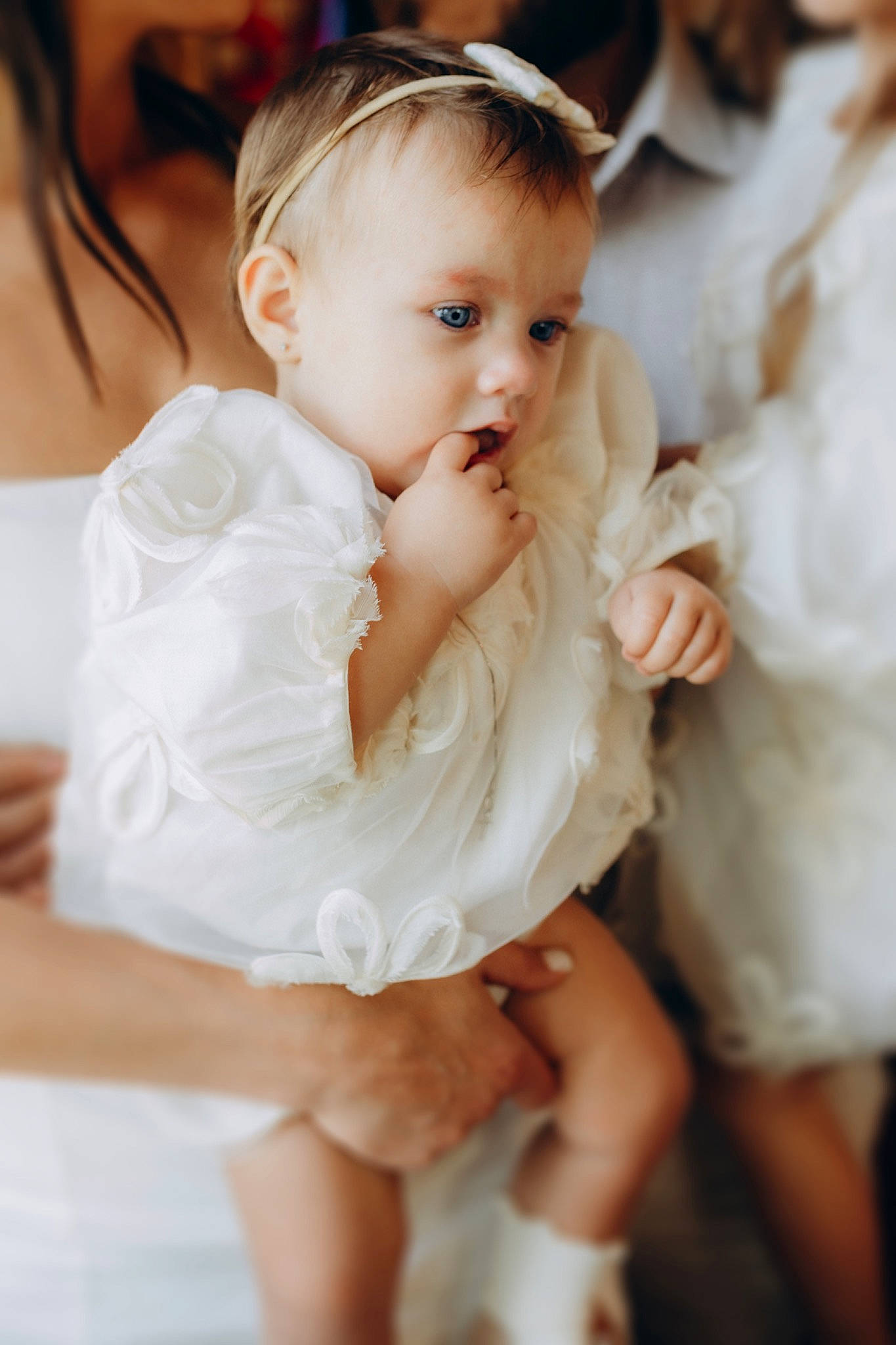 Natalie is registered to the contest to win money with this photo: baby, baby_toddler_clothing, cheek, child, dress, event, eye, face, finger, flash_photography, gesture, hair, hairstyle, happy, head, jewellery, person, portrait_photography, sitting, skin