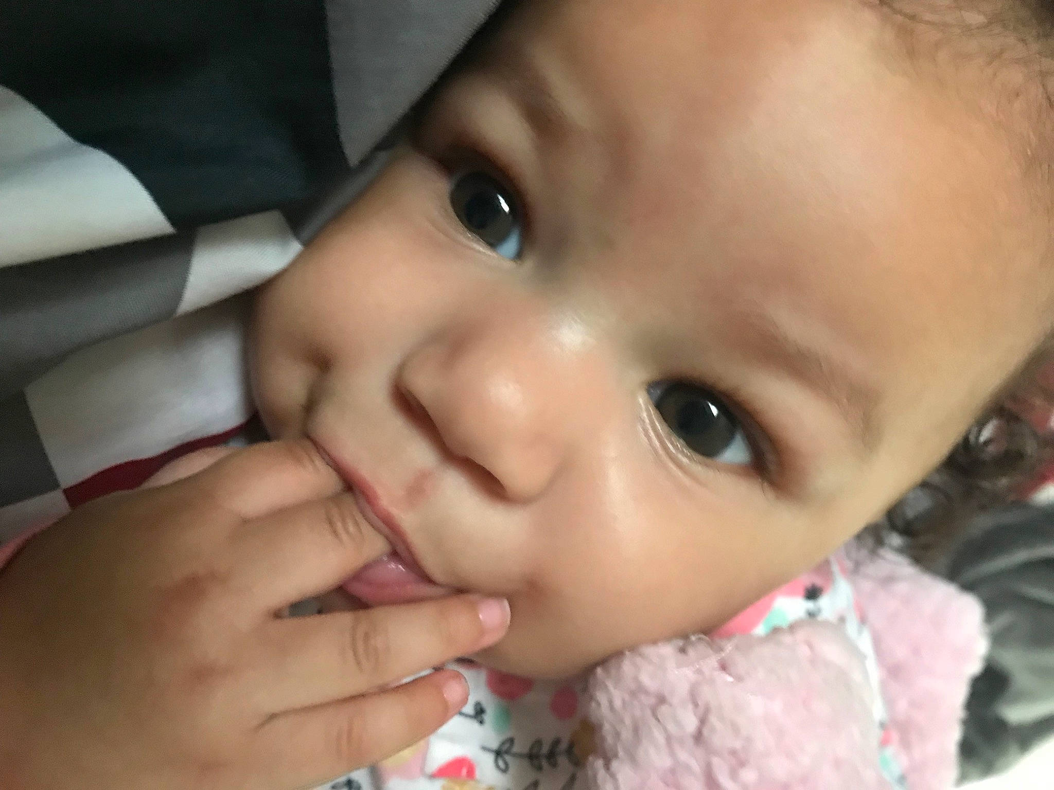 Kaia joined the competition — help win amazing prizes! baby, cheek, child, chin, ear, eyebrow, eyelash, finger, flash_photography, gesture, hand, happy, iris, lip, mouth, nail, nose, person, skin, smile