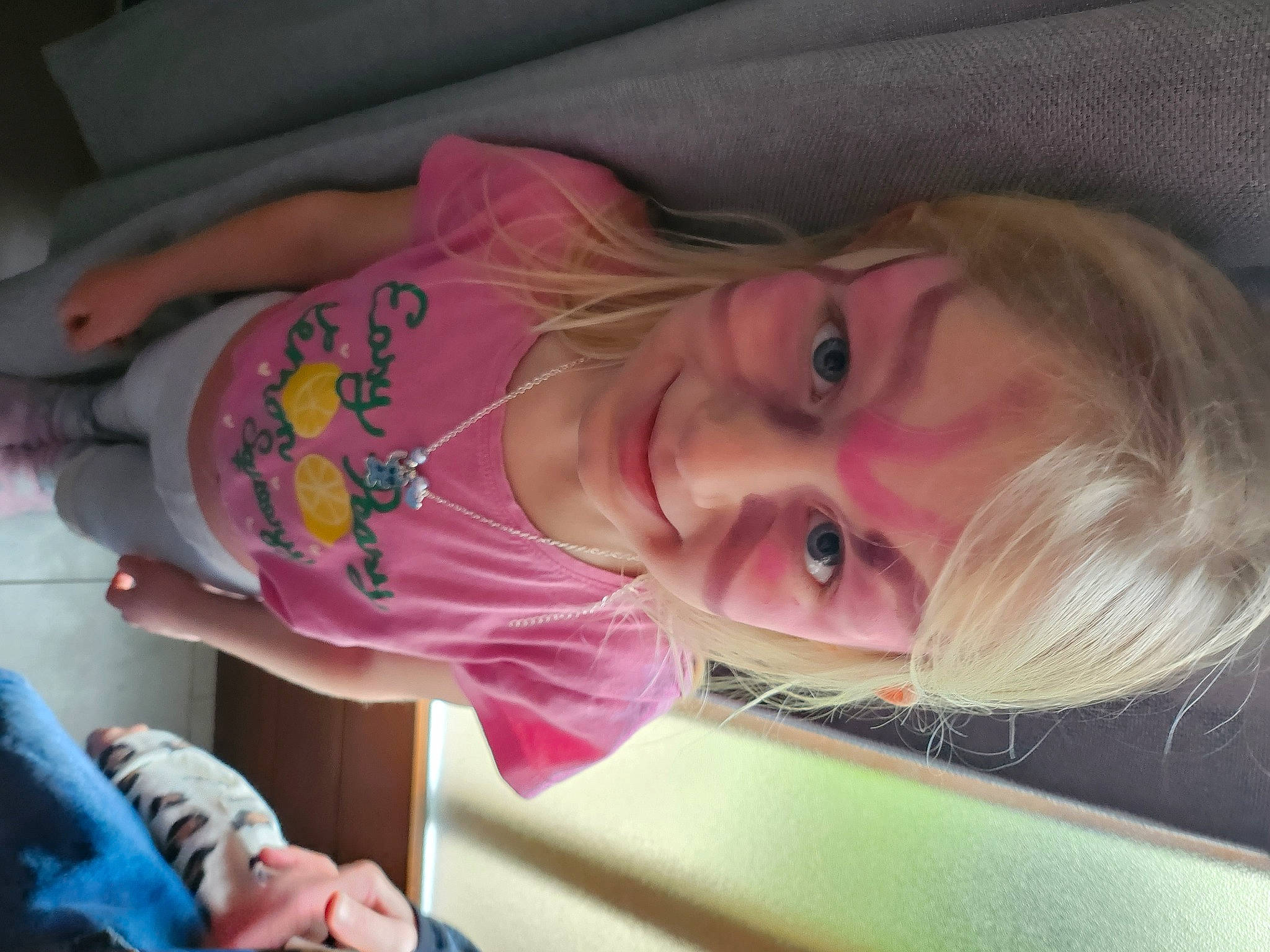 Eleonor a rejoint le concours — aidez-le/la à gagner de superbes lots ! baby, baby_toddler_clothing, cheek, child, comfort, dress, eye, eyelash, fun, happy, iris, joy, lip, mouth, nose, organ, person, pink, skin, smile