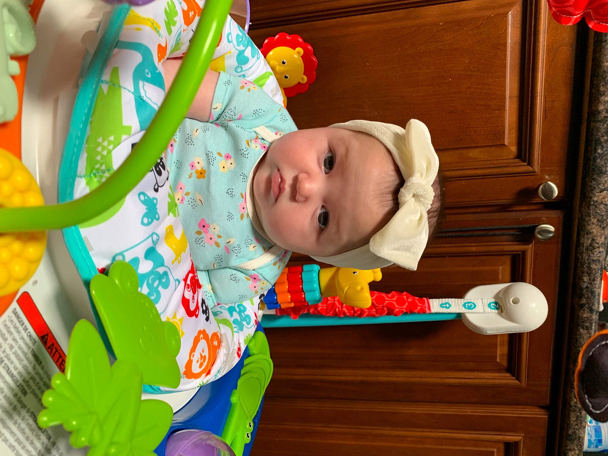 Mariana is registered to the contest to win money with this photo: baby, baby_playing_with_toys, baby_products, baby_safety, baby_toddler_clothing, baby_toys, child, door, fun, happy, headwear, infant_bed, leisure, person, play, product, room, smile, toddler, toy