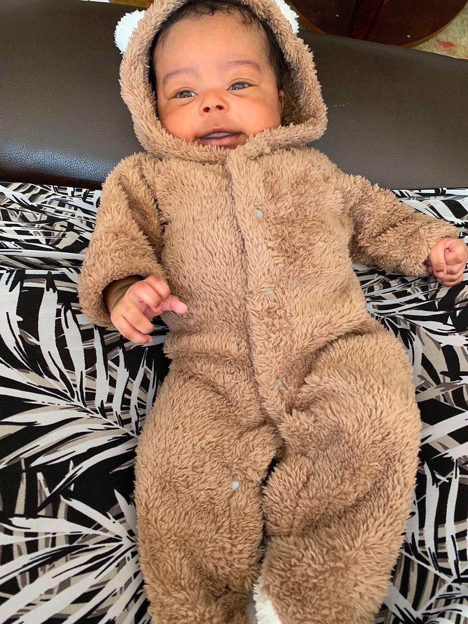 Heaven is registered to the contest to win money with this photo: baby, baby_toddler_clothing, child, fur, outerwear, person, skin, toddler, wool