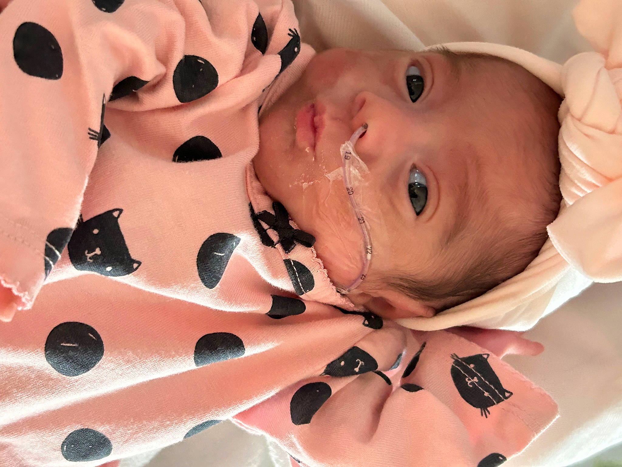 Annamarie joined the competition — help win amazing prizes! baby, baby_toddler_clothing, cheek, child, eyebrow, eyelash, facial_expression, finger, gesture, happy, lip, mouth, nail, neck, nose, pattern, person, pink, smile, toddler