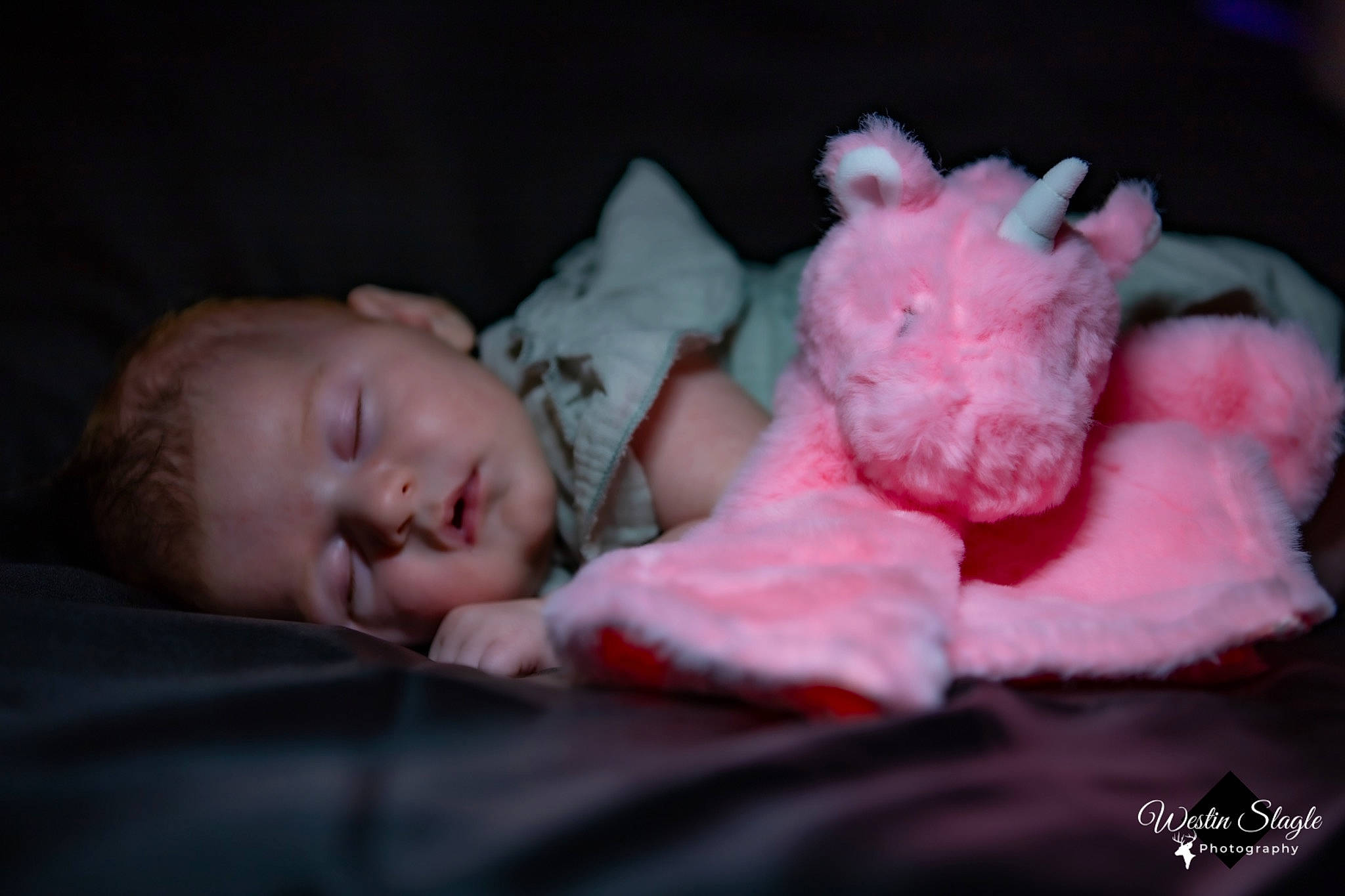 Freyja is registered to the contest to win money with this photo: baby, baby_toddler_clothing, bedtime, child, comfort, darkness, flash_photography, flesh, fur, linens, magenta, nap, person, petal, portrait_photography, room, sitting, skin, toddler