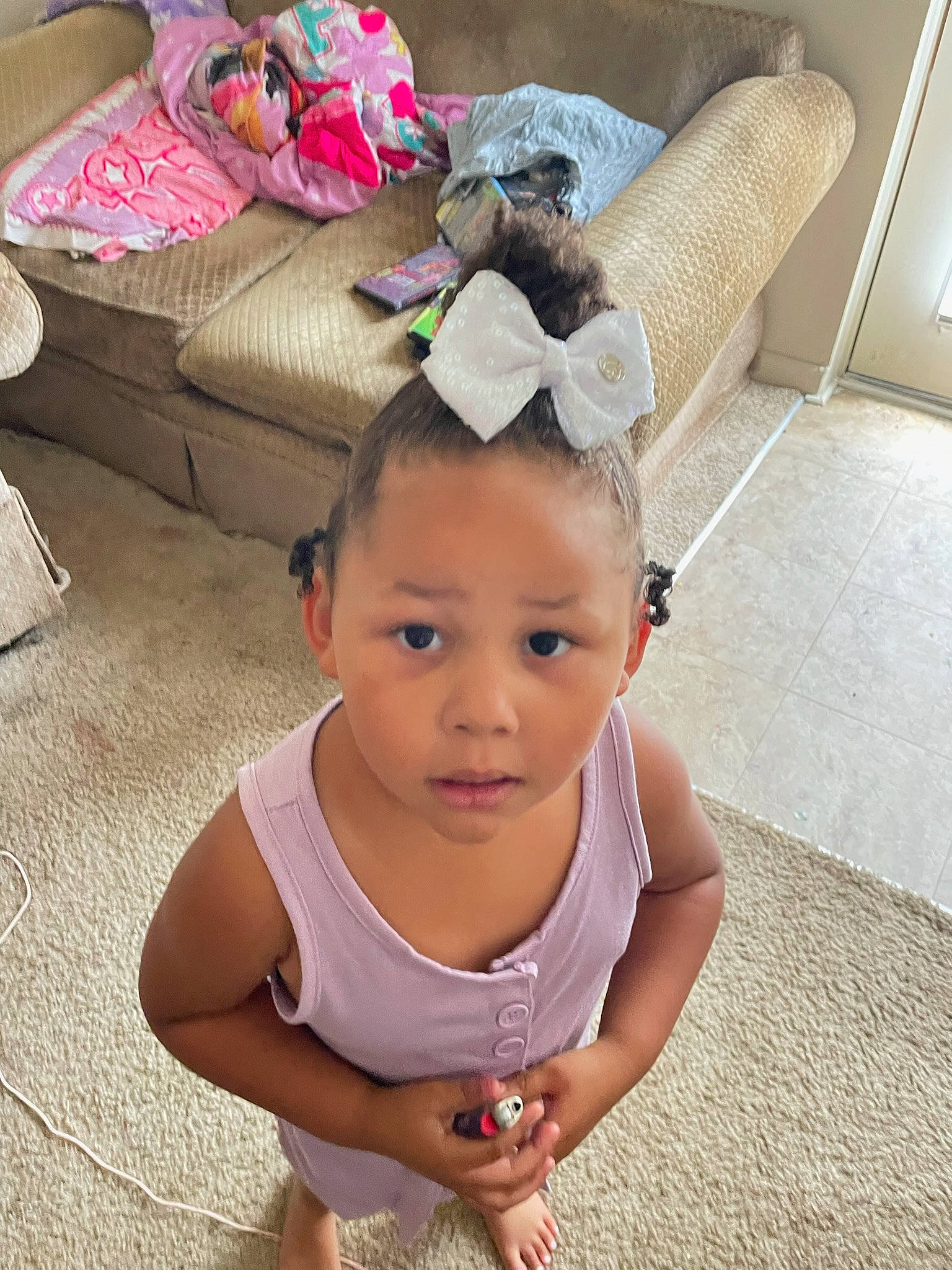 Kaidynce joined the competition — help win amazing prizes! baby, baby_toddler_clothing, child, comfort, costume_hat, ear, eyelash, fashion_accessory, flooring, foot, fun, hair_accessory, happy, headband, headpiece, person, pink, play, plumbing_fixture, sitting