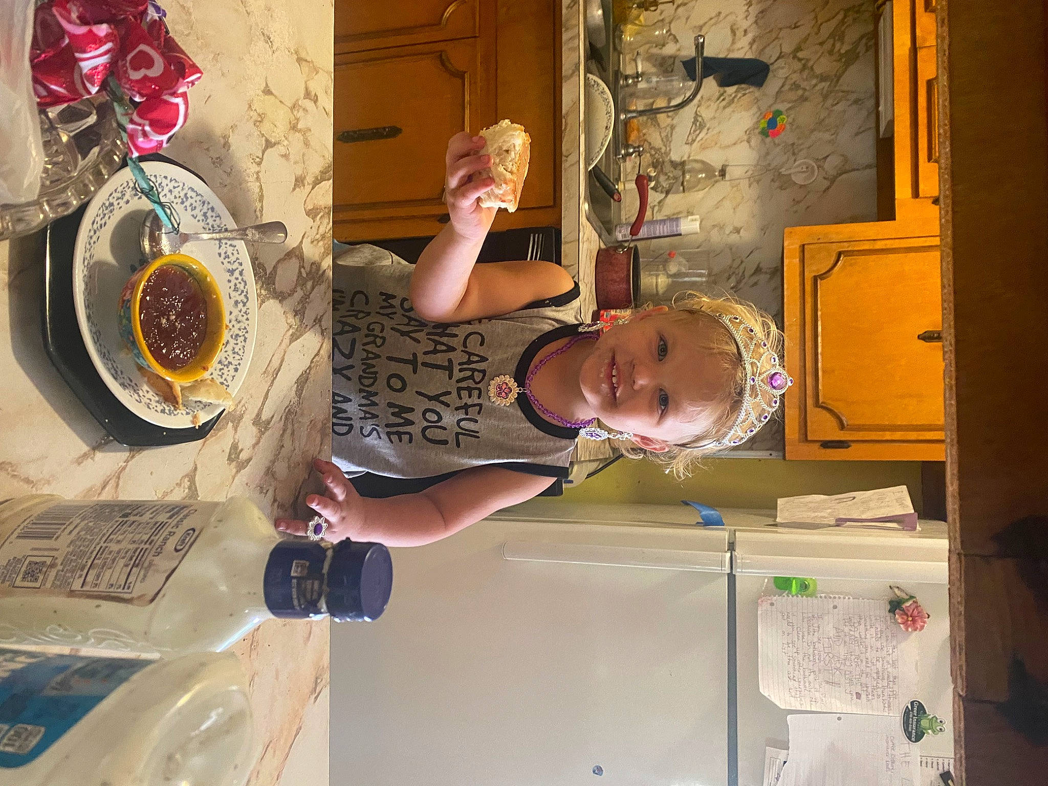 Penny joined the competition — help win amazing prizes! art, artist, circle, drum, eyewear, fun, hat, home_appliance, house, joy, kitchen, machine, major_appliance, paint, person, plate, platter, refrigerator, room, shelving