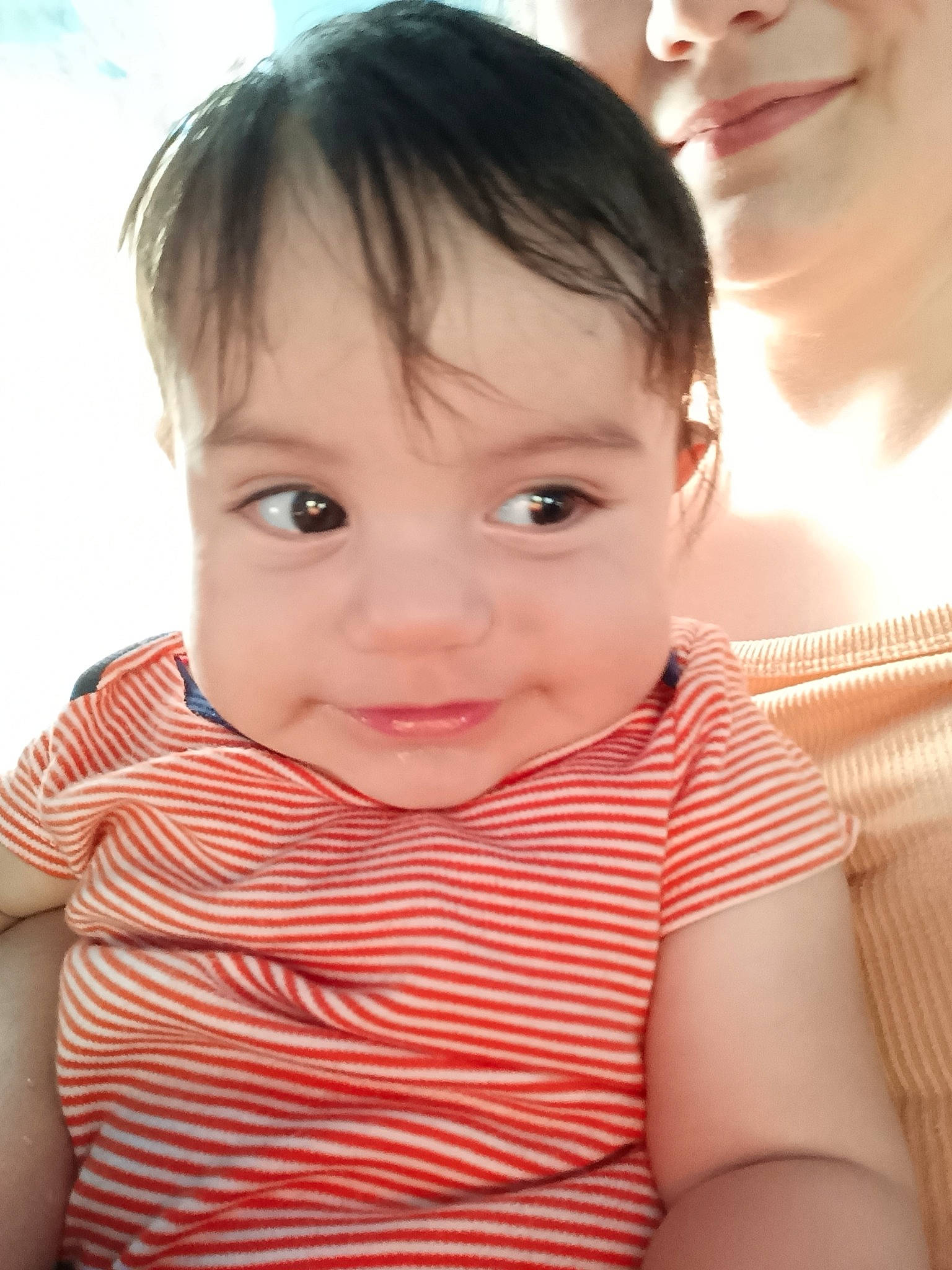 Oliver is registered to the contest to win money with this photo: arm, cheek, chin, ear, eyebrow, eyelash, forehead, gesture, hand, happy, iris, lip, mouth, neck, nose, organ, person, shoulder, skin, sleeve