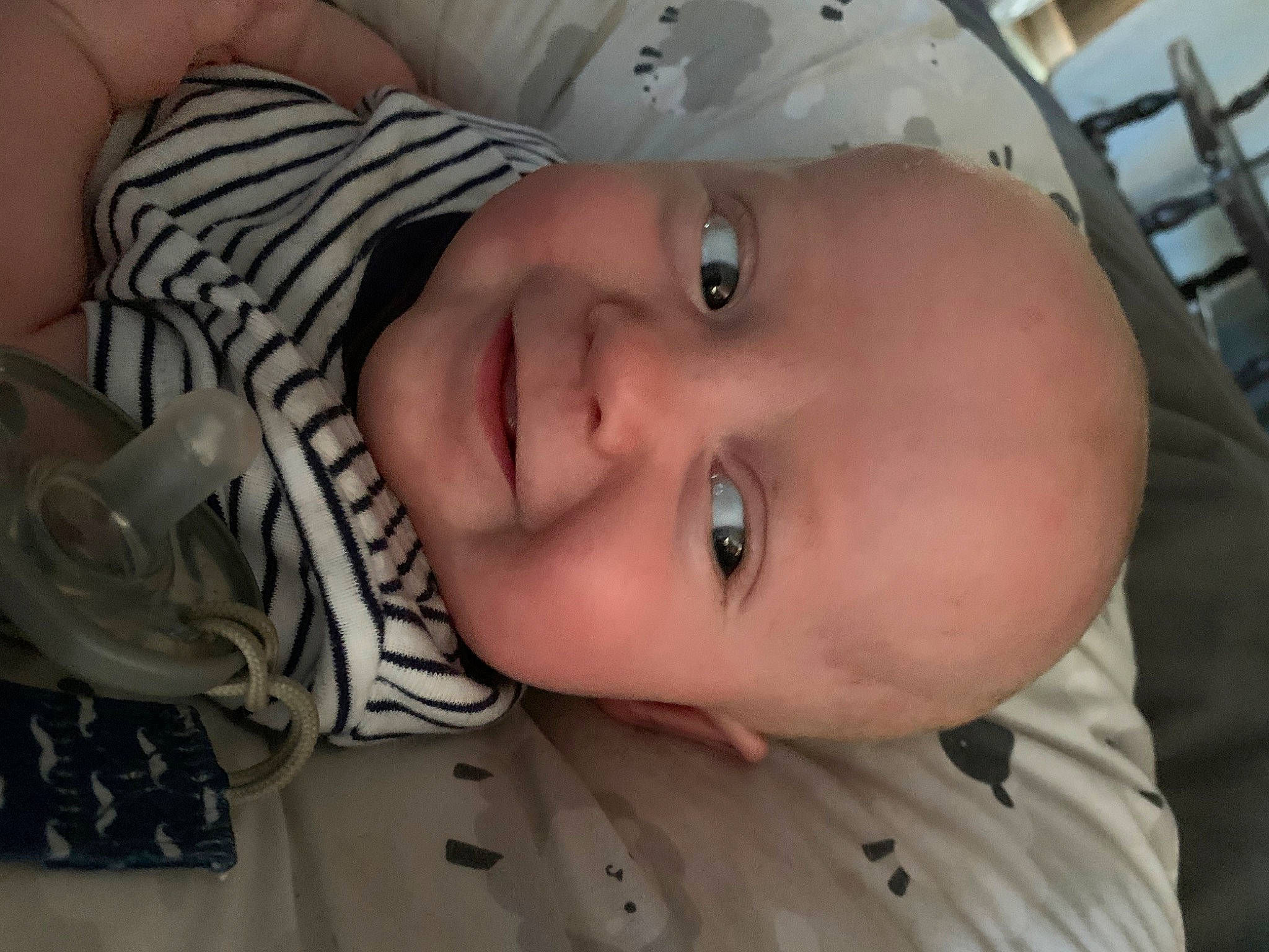 Baylan is registered to the contest to win money with this photo: baby, baby_toddler_clothing, cheek, child, comfort, eye, eyebrow, eyelash, fun, happy, iris, joy, lip, mammal, mouth, neck, nose, organ, person, skin