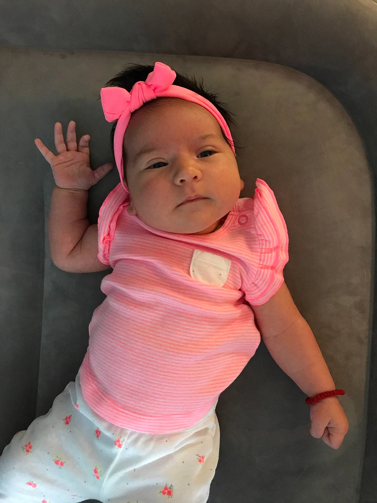 Magdalena is registered to the contest to win money with this photo: cheek, child, girl, hand, infant, mouth, pink, product, skin, toddler