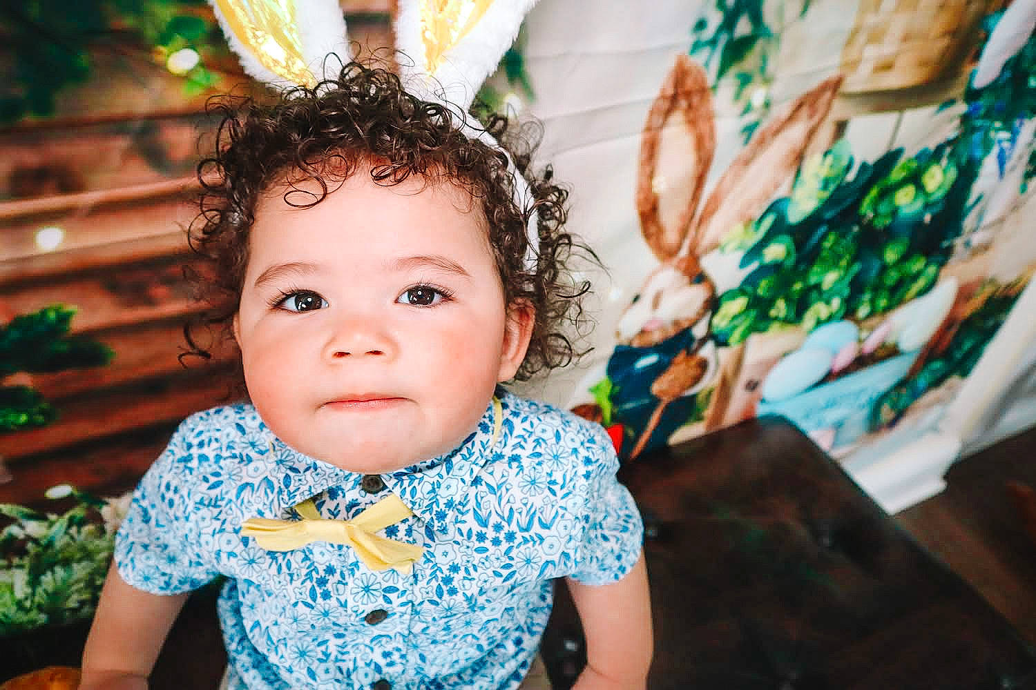 Azriel is registered to the contest to win money with this photo: baby_toddler_clothing, child, event, facial_expression, flash_photography, fun, grass, green, happy, holiday, iris, leisure, person, plant, portrait_photography, sitting, spring, t_shirt, toddler, tree