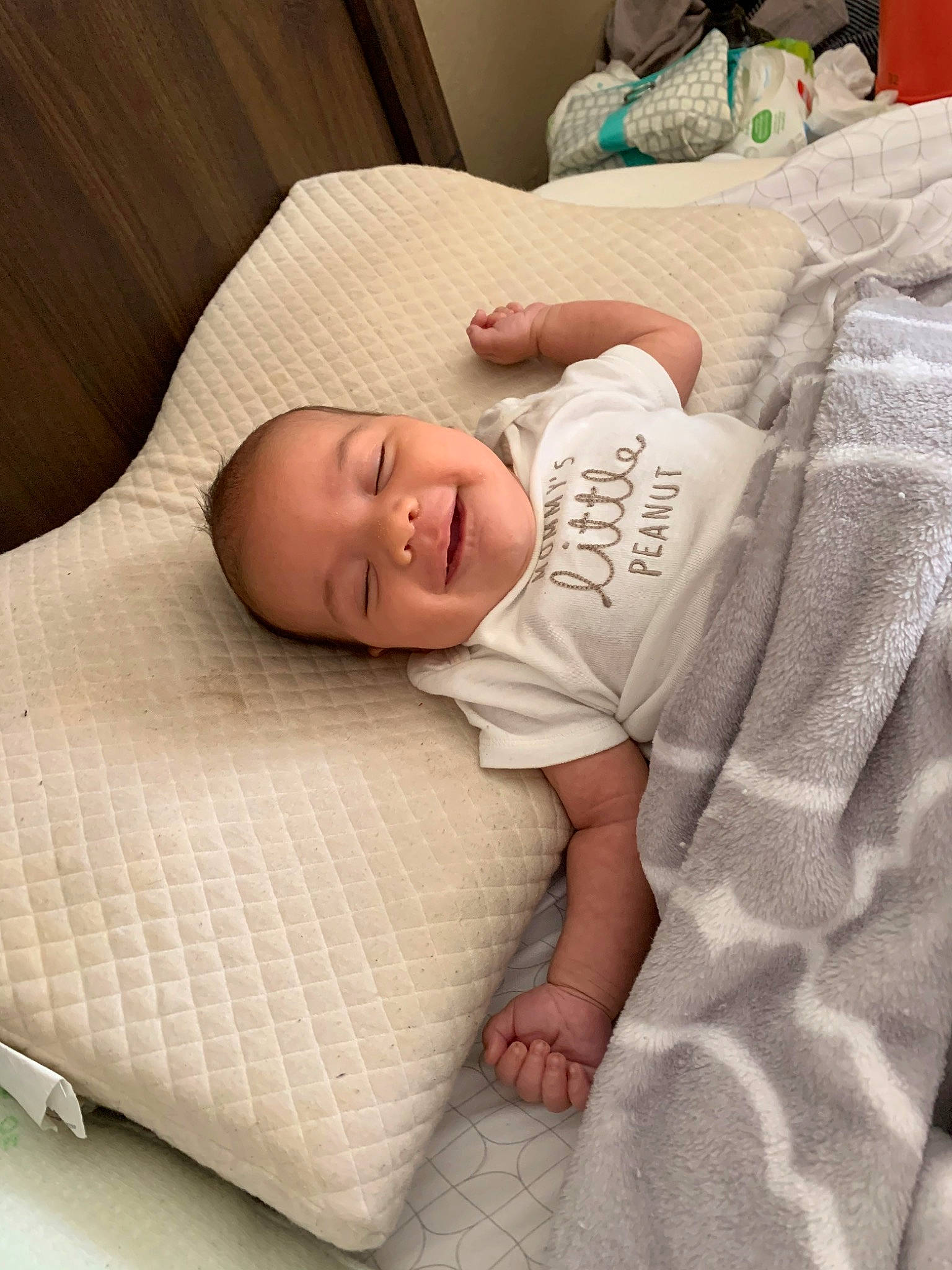 Zavier joined the competition — help win amazing prizes! baby, baby_sleeping, bedding, bedtime, birth, blanket, child, comfort, furniture, joy, linens, nap, person, pillow, sleep, textile, toddler