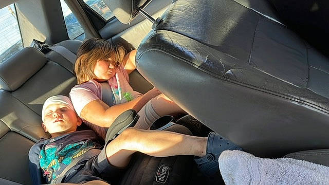 Scarlett joined the competition — help win amazing prizes! auto_part, automotive_design, automotive_exterior, car, car_seat, car_seat_cover, comfort, family_car, head_restraint, human_leg, mid_size_car, motor_vehicle, person, personal_luxury_car, steering_part, steering_wheel, thigh, tints_and_shades, vehicle, vehicle_door