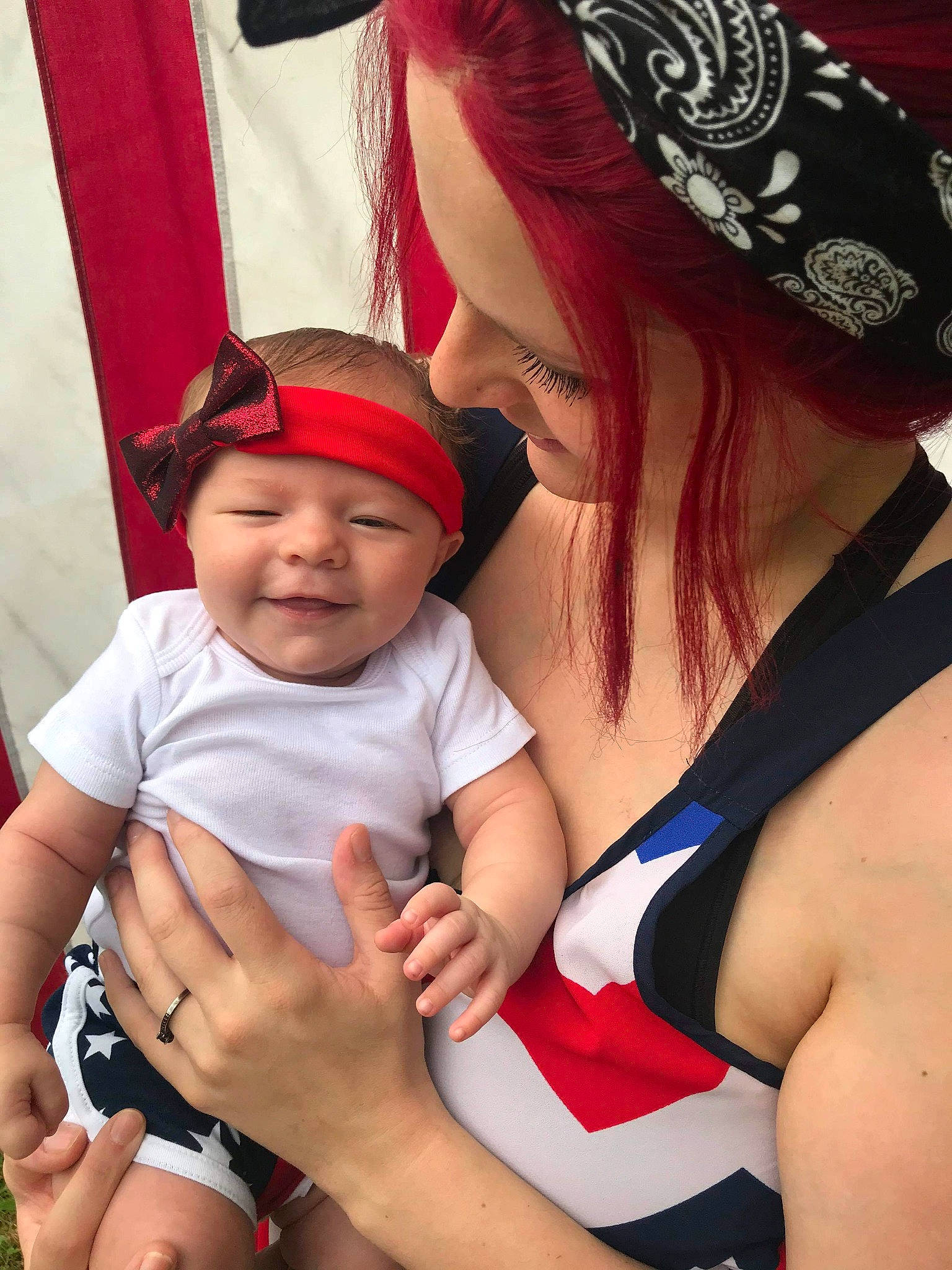 Audrey is registered to the contest to win money with this photo: arm, chest, child, headwear, leg, person, thigh