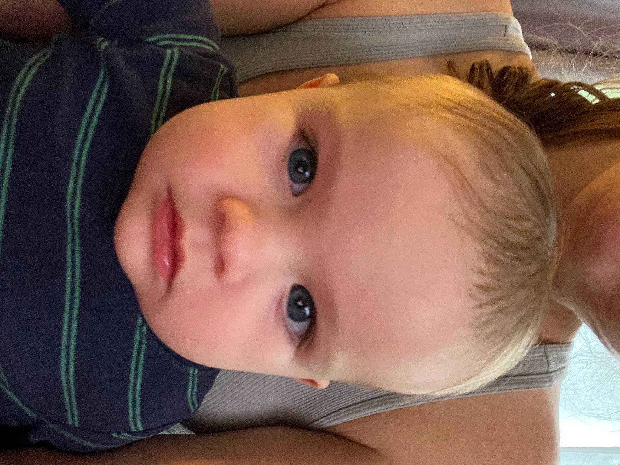 Cody is registered to the contest to win money with this photo: baby, baby_toddler_clothing, cheek, chest, child, comfort, ear, eyebrow, eyelash, fun, happy, iris, lip, mouth, nose, person, portrait_photography, skin, throat, toddler