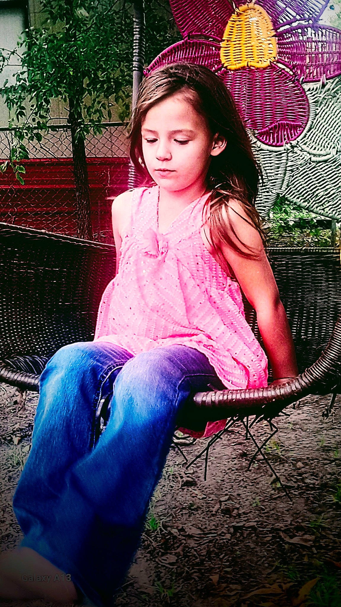 Kynsley joined the competition — help win amazing prizes! beauty, cool, face, flash_photography, grass, happy, head, human_body, jeans, leg, leisure, lip, magenta, organ, people_in_nature, person, pink, purple, thigh, tints_and_shades