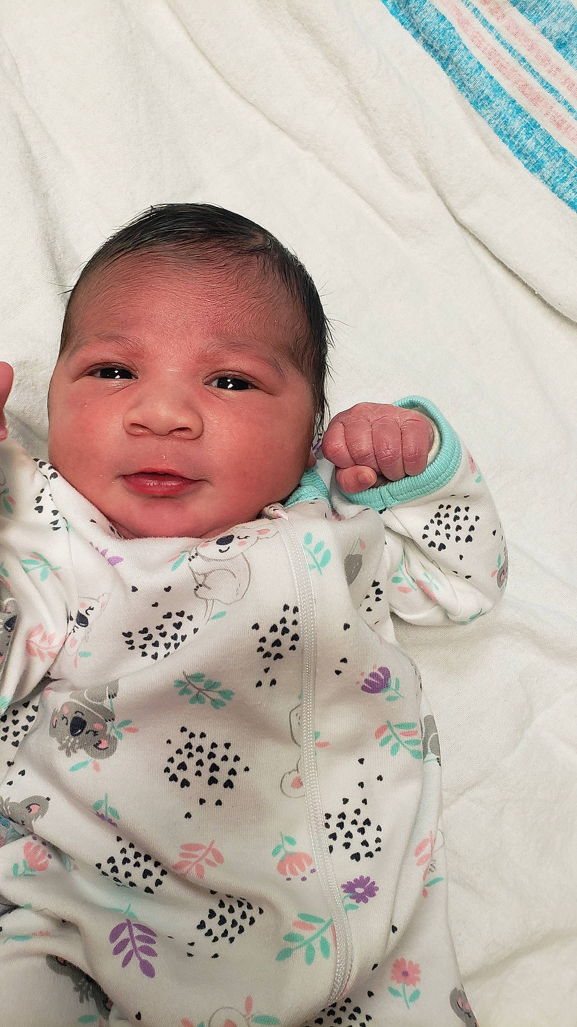 Ayva is registered to the contest to win money with this photo: baby, baby_toddler_clothing, cheek, chin, comfort, eye, eyebrow, face, head, iris, lip, mouth, neck, nose, person, pink, product, skin, sleeve, textile