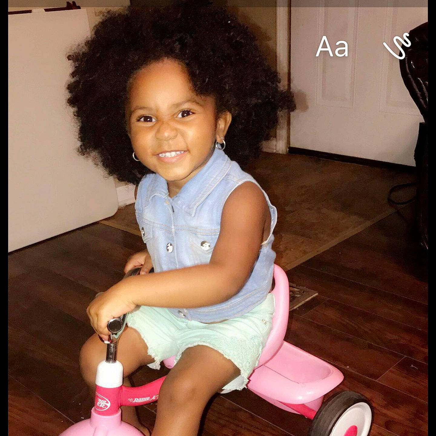 Deion Danae Benjamin joined the competition — help win amazing prizes! black_hair, brown_hair, child, child_model, girl, hair, hairstyle, joy, leg, person, product, shoulder, sitting, skin, toddler