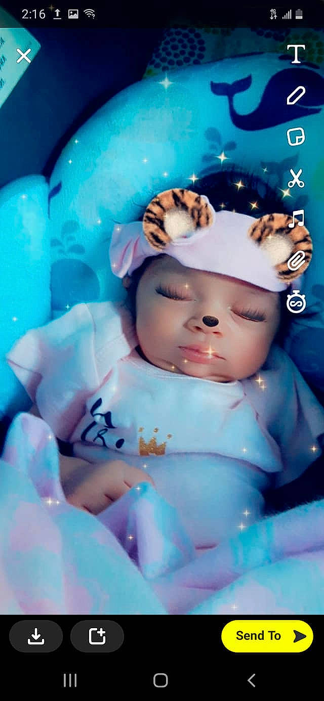 Cherish joined the competition — help win amazing prizes! aqua, azure, baby, baby_toddler_clothing, blue, cheek, child, doll, electric_blue, eyelash, fashion_accessory, flash_photography, fun, happy, headwear, pattern, person, pink, purple, skin