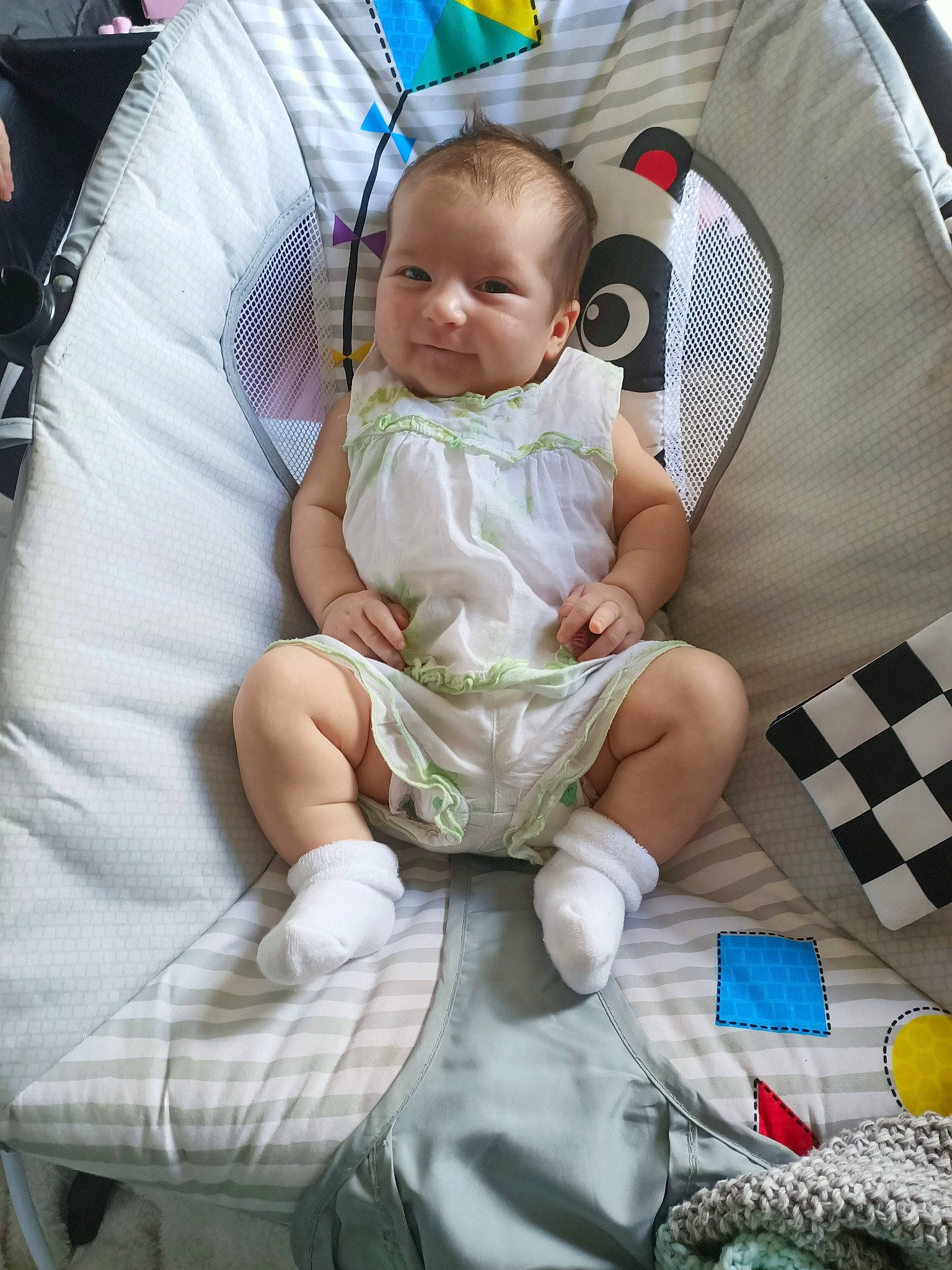 Lidia joined the competition — help win amazing prizes! baby, baby_carriage, baby_in_car_seat, baby_products, child, person, play, product, sitting, skin, smile, toddler, vacation