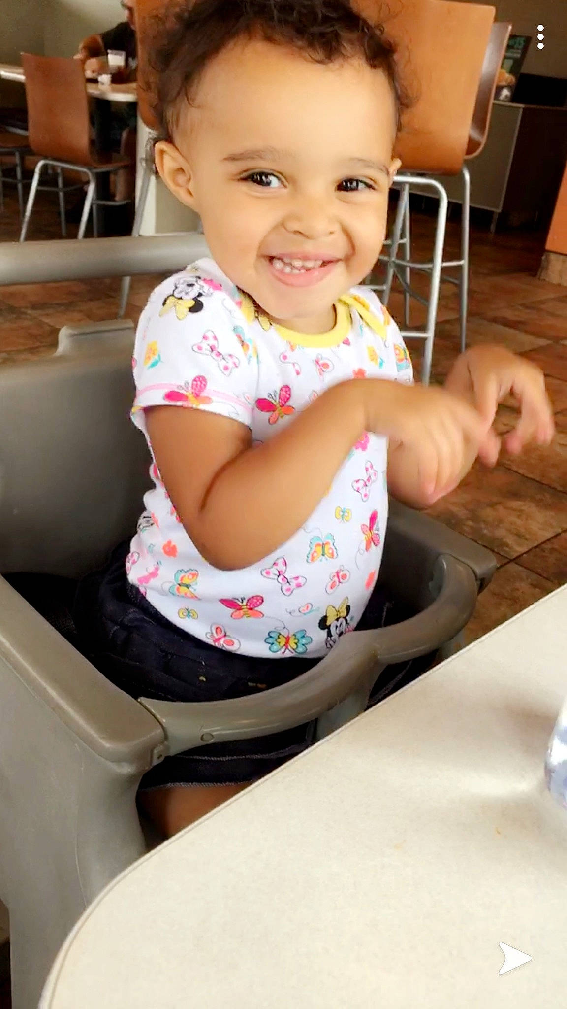 Kynslee joined the competition — help win amazing prizes! baby, cheek, child, joy, person, play, sitting, skin, smile, toddler