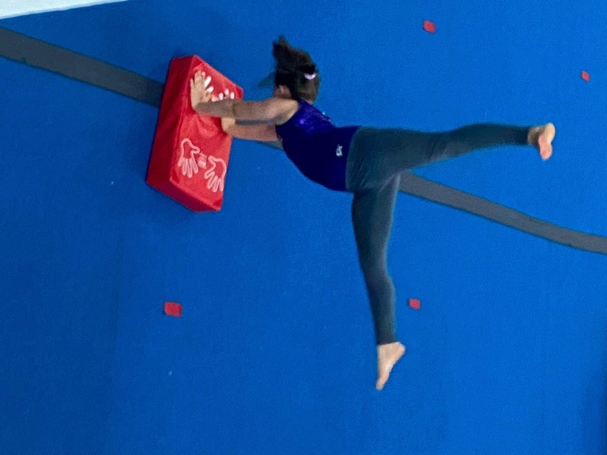 Allie is registered to the contest to win money with this photo: active_pants, azure, balance, blue, carmine, competition, competition_event, elbow, electric_blue, entertainment, fun, individual_sports, leisure, performing_arts, recreation, red, sports, sportswear