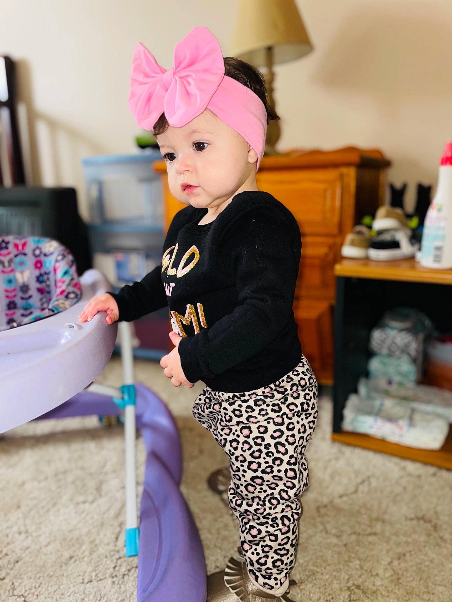 Ira joined the competition — help win amazing prizes! active_pants, baby, baby_toddler_clothing, child, costume_accessory, costume_hat, hair_accessory, headband, headpiece, headwear, home_accessories, lamp, lampshade, lighting_accessory, party_hat, party_supply, person, pink, room, shelving