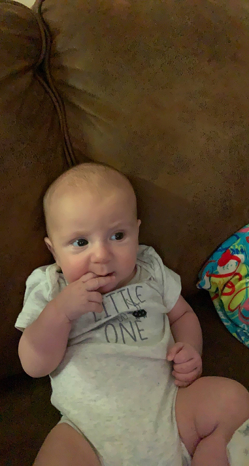 Bryson joined the competition — help win amazing prizes! baby, baby_toddler_clothing, cheek, child, chin, comfort, eyebrow, eyelash, finger, fun, happy, iris, lip, mouth, nose, person, sitting, skin, sleeve, t_shirt