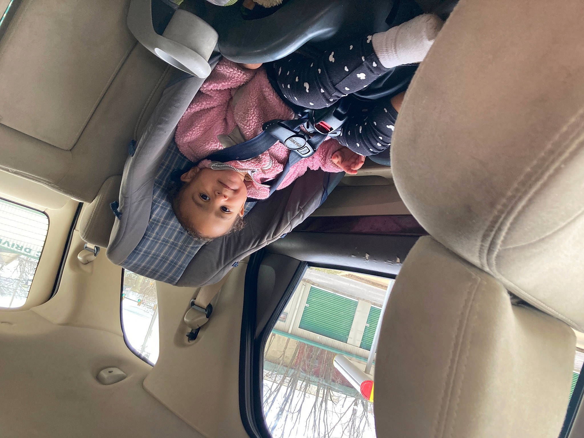 Chloe joined the competition — help win amazing prizes! auto_part, automotive_design, automotive_exterior, car, car_seat, car_seat_cover, family_car, head_restraint, human_leg, luxury_vehicle, mode_of_transport, motor_vehicle, person, personal_luxury_car, plant, steering_part, steering_wheel, toddler, vehicle, vehicle_door