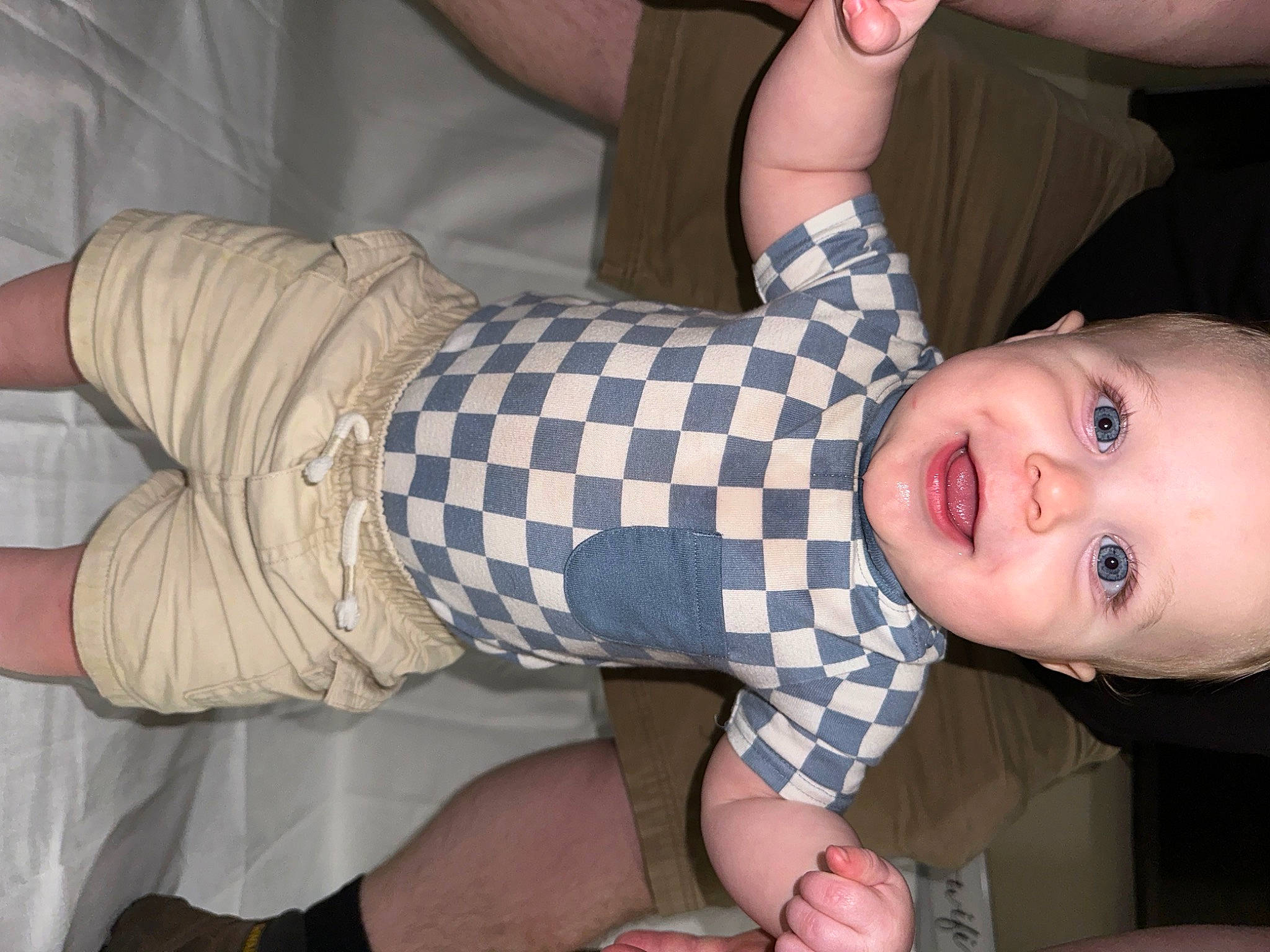 Chase joined the competition — help win amazing prizes! baby, baby_toddler_clothing, cheek, chest, comfort, elbow, finger, gesture, happy, knee, mouth, nail, neck, person, skin, sleeve, smile, thigh, thumb, toddler