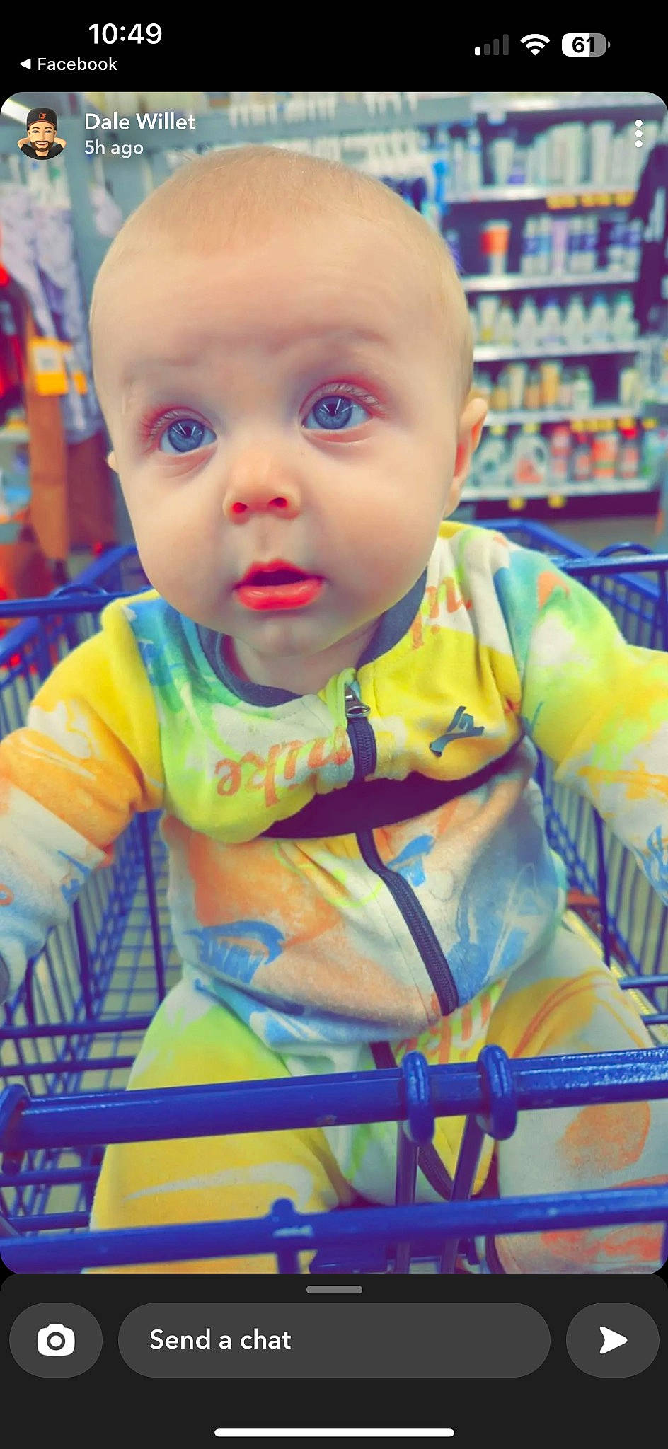Chase joined the competition — help win amazing prizes! baby, baby_products, baby_toddler_clothing, cheek, child, convenience_store, electric_blue, fun, happy, iris, nose, person, retail, service, shelf, sitting, sleeve, surprise, toddler