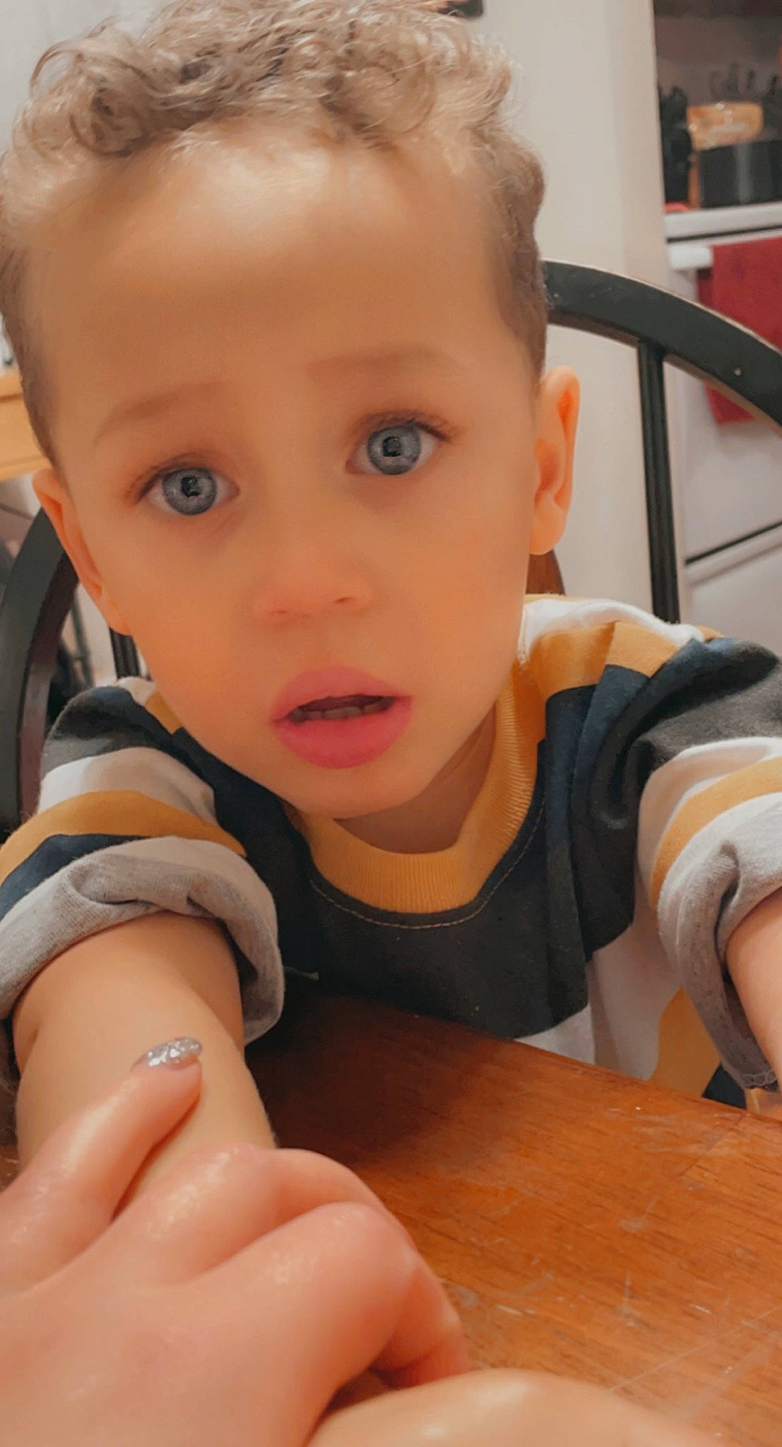 Jett is registered to the contest to win money with this photo: cheek, chin, ear, eye, eyebrow, eyelash, face, facial_expression, finger, gesture, hand, human_body, iris, lip, mammal, mouth, muscle, nose, person, skin