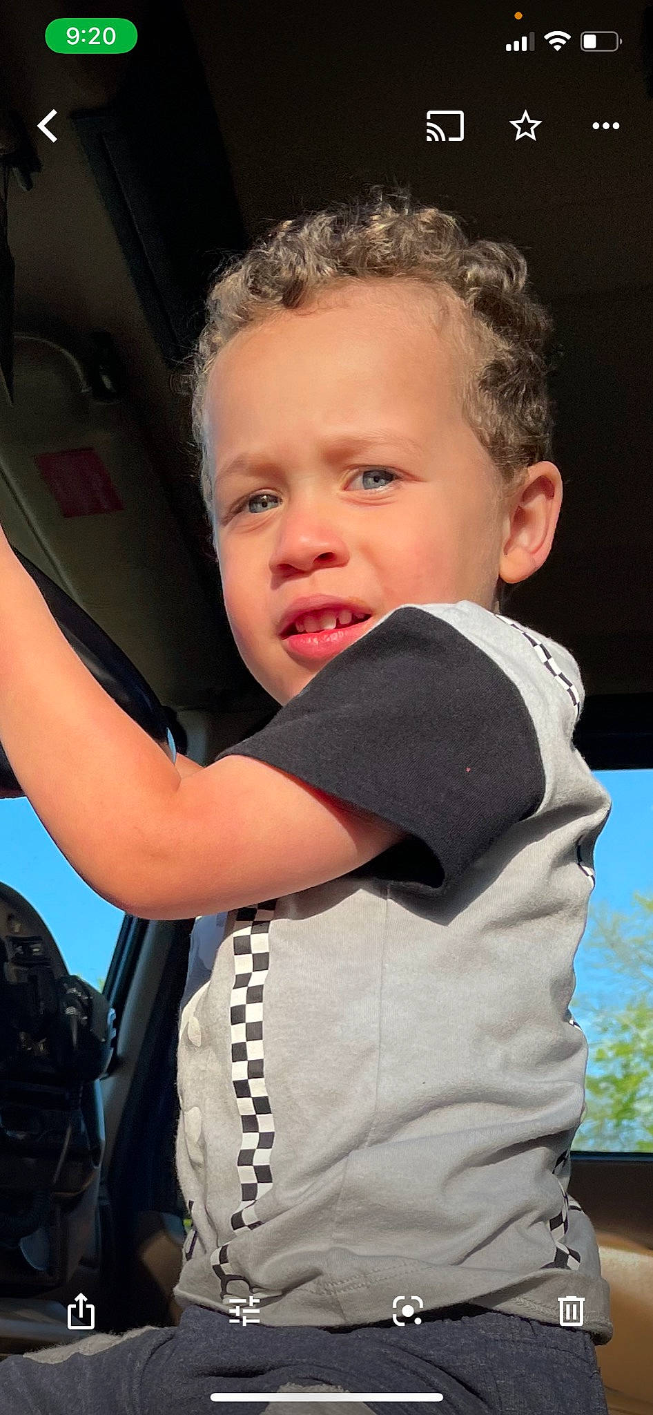 Jett joined the competition — help win amazing prizes! automotive_design, automotive_exterior, baby, bag, car_seat, child, family_car, flash_photography, gesture, hairstyle, happy, head, luggage_and_bags, luxury_vehicle, person, shoulder, steering_wheel, thumb, toddler, vehicle_door